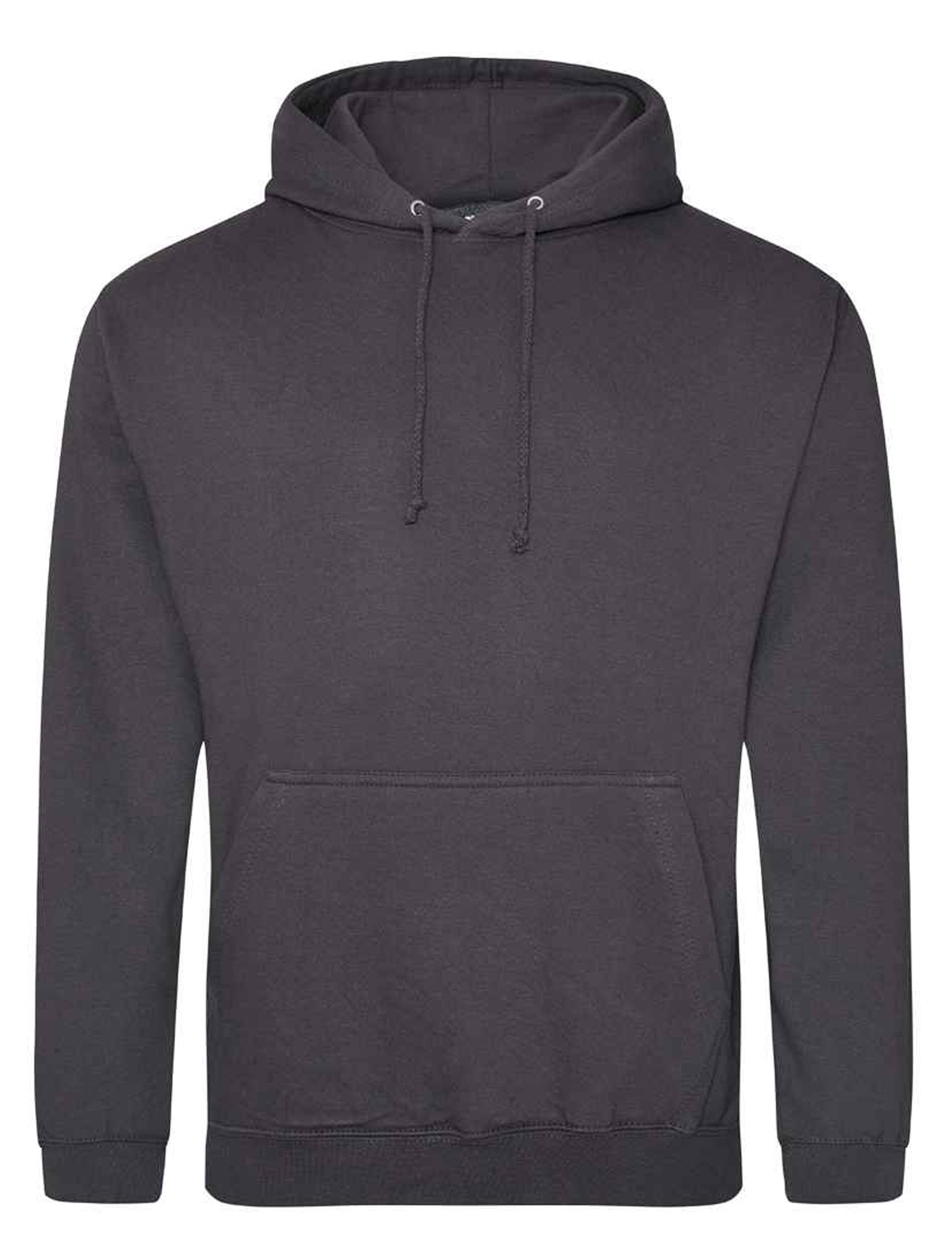 Personalised Unisex Hoodie Dark Grey with print