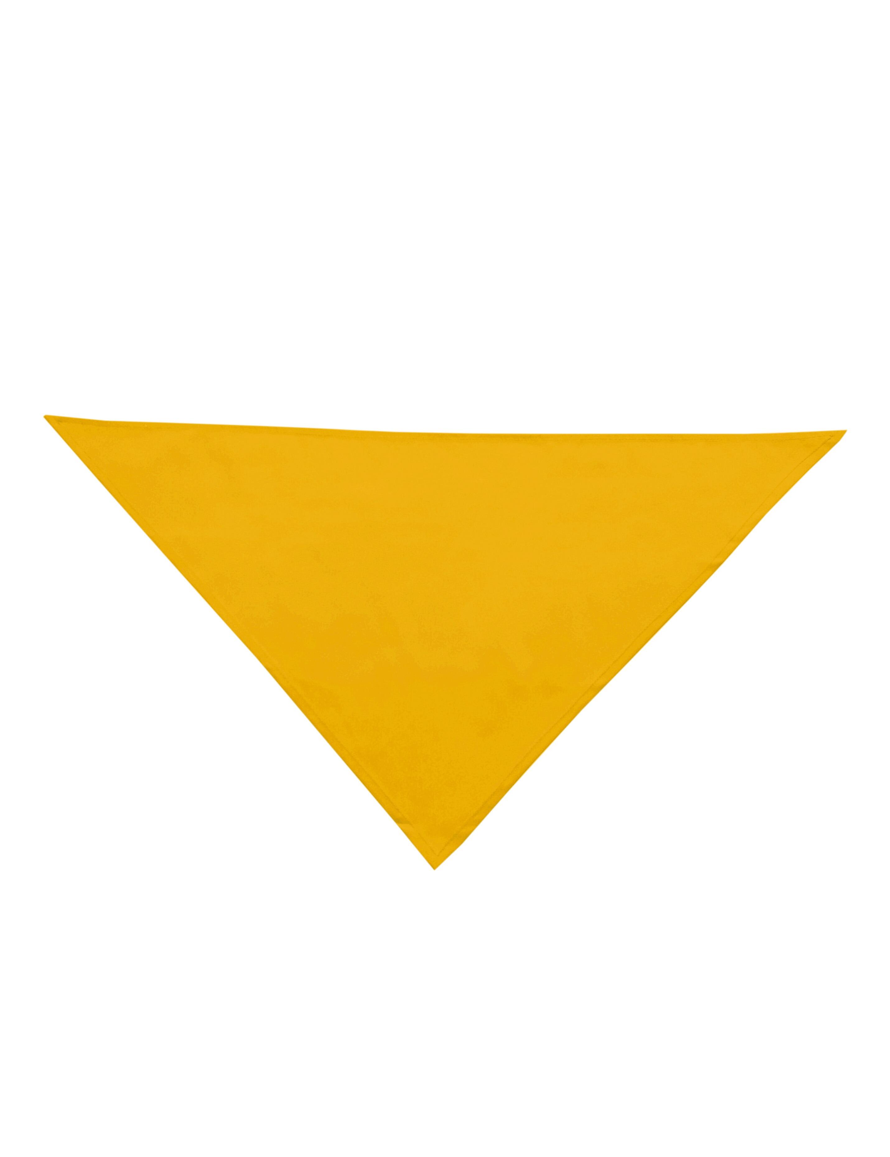 Yellow chef scarf – plain, printed or embroidered option