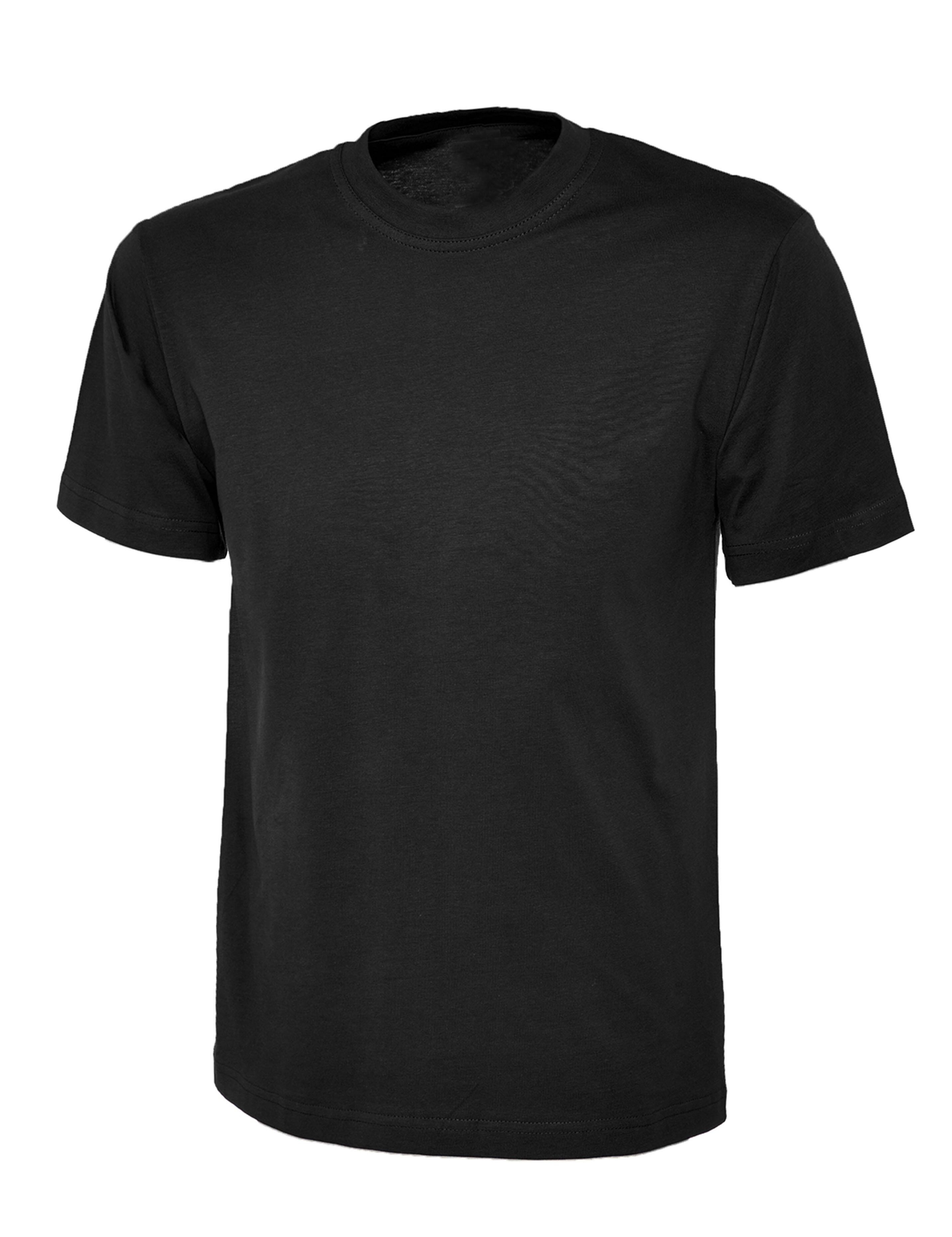 Black heavyweight kids t-shirt plain design for everyday wear