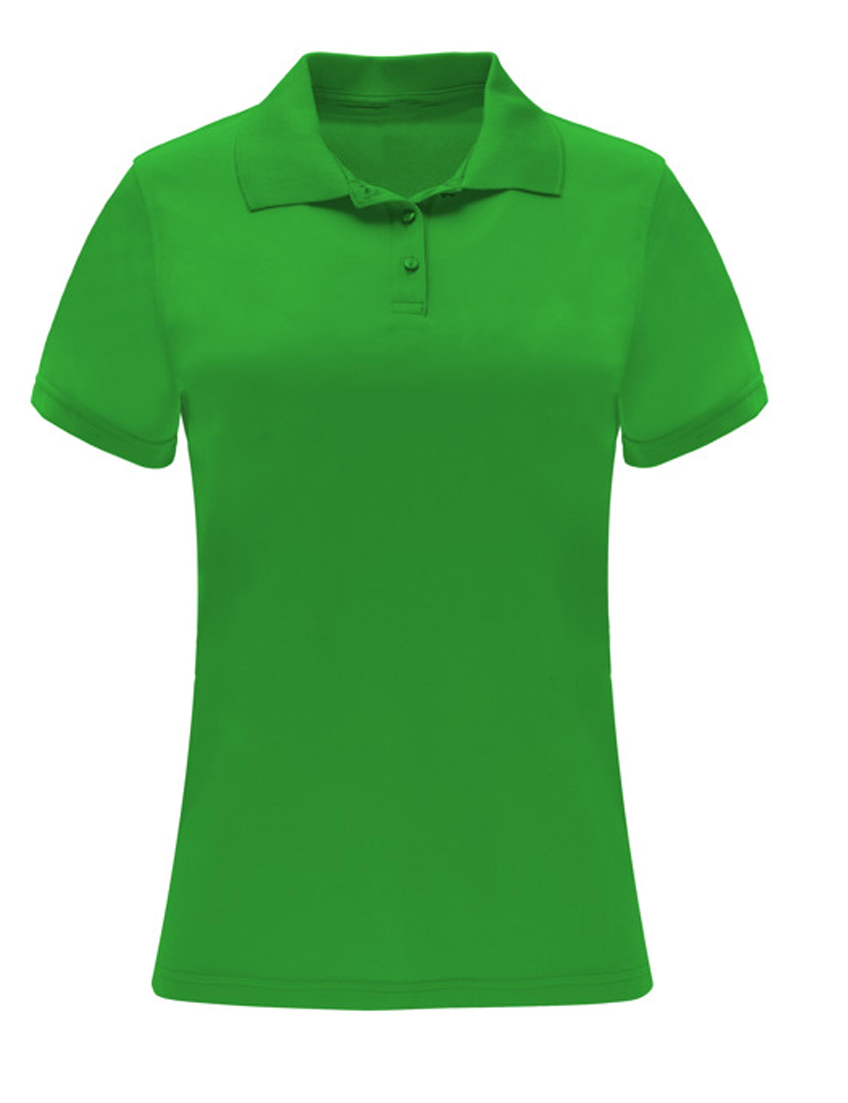 Kelly Green women’s Dri-FIT polo shirt stylish breathable sportswear with optional logo branding