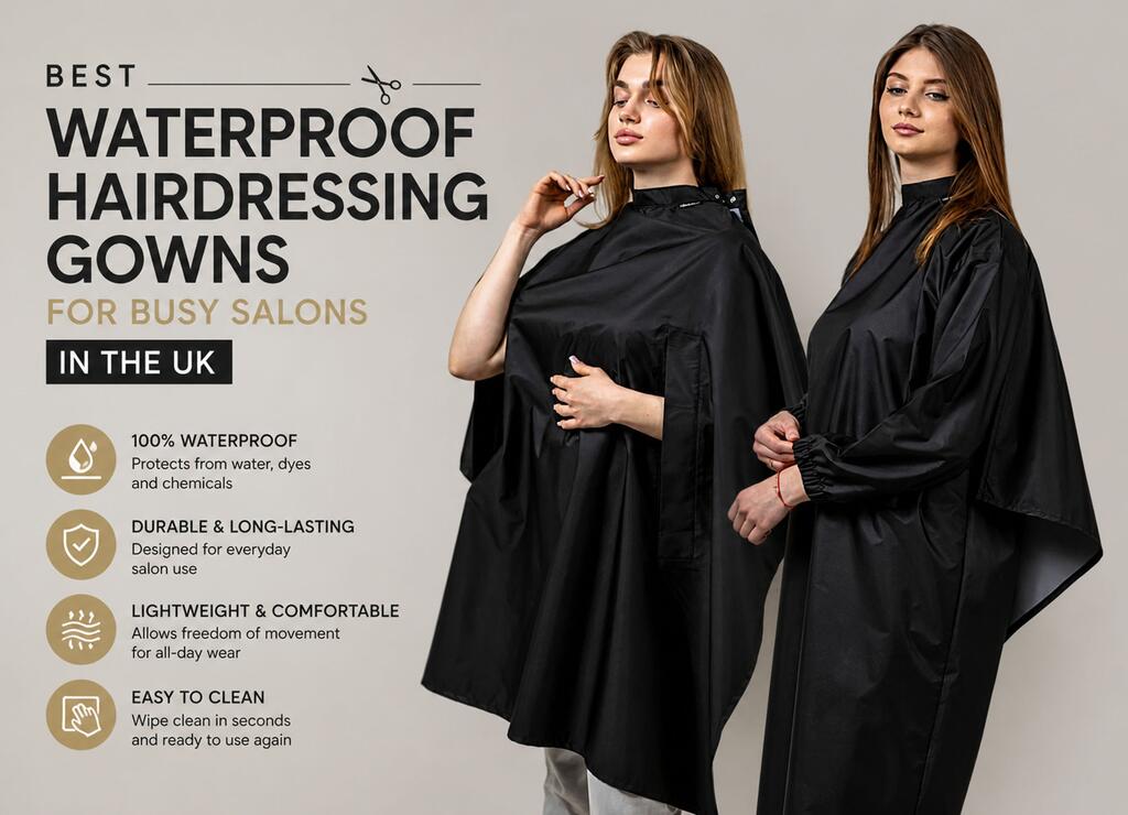 Best Waterproof Hairdressing Gowns for Busy Salons in the UK