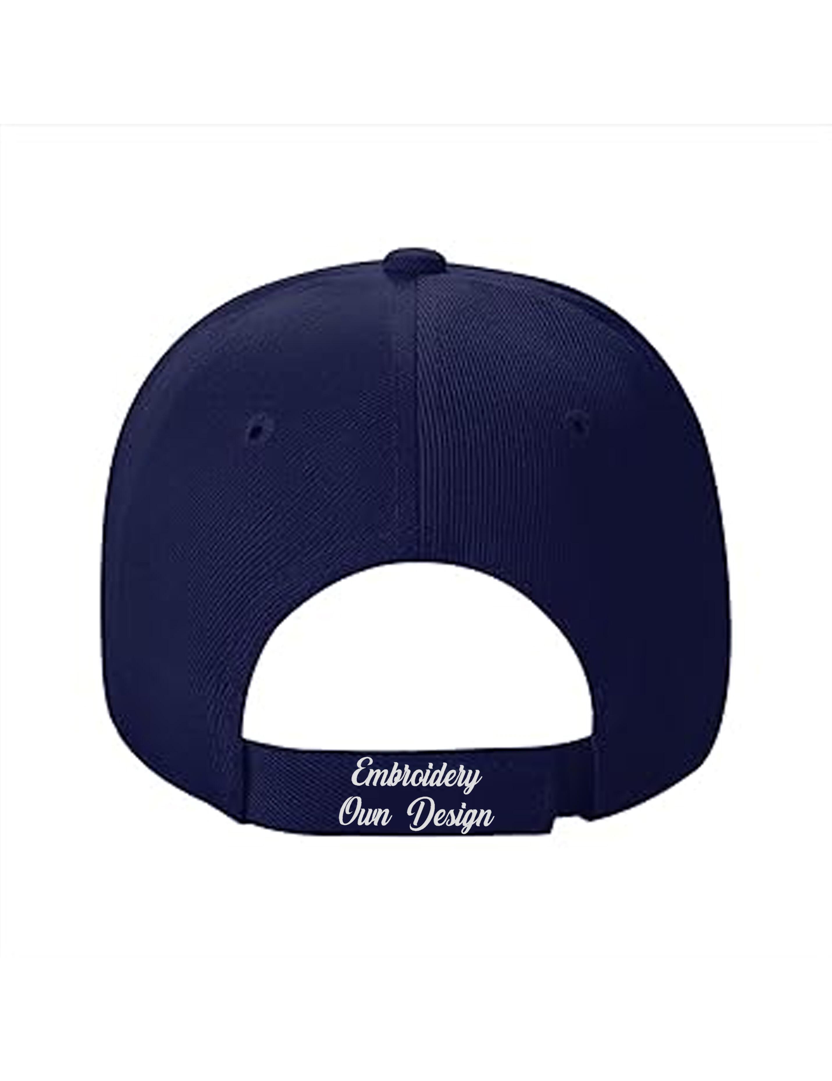 Embroidered Baseball Cap Navy with your logo or design