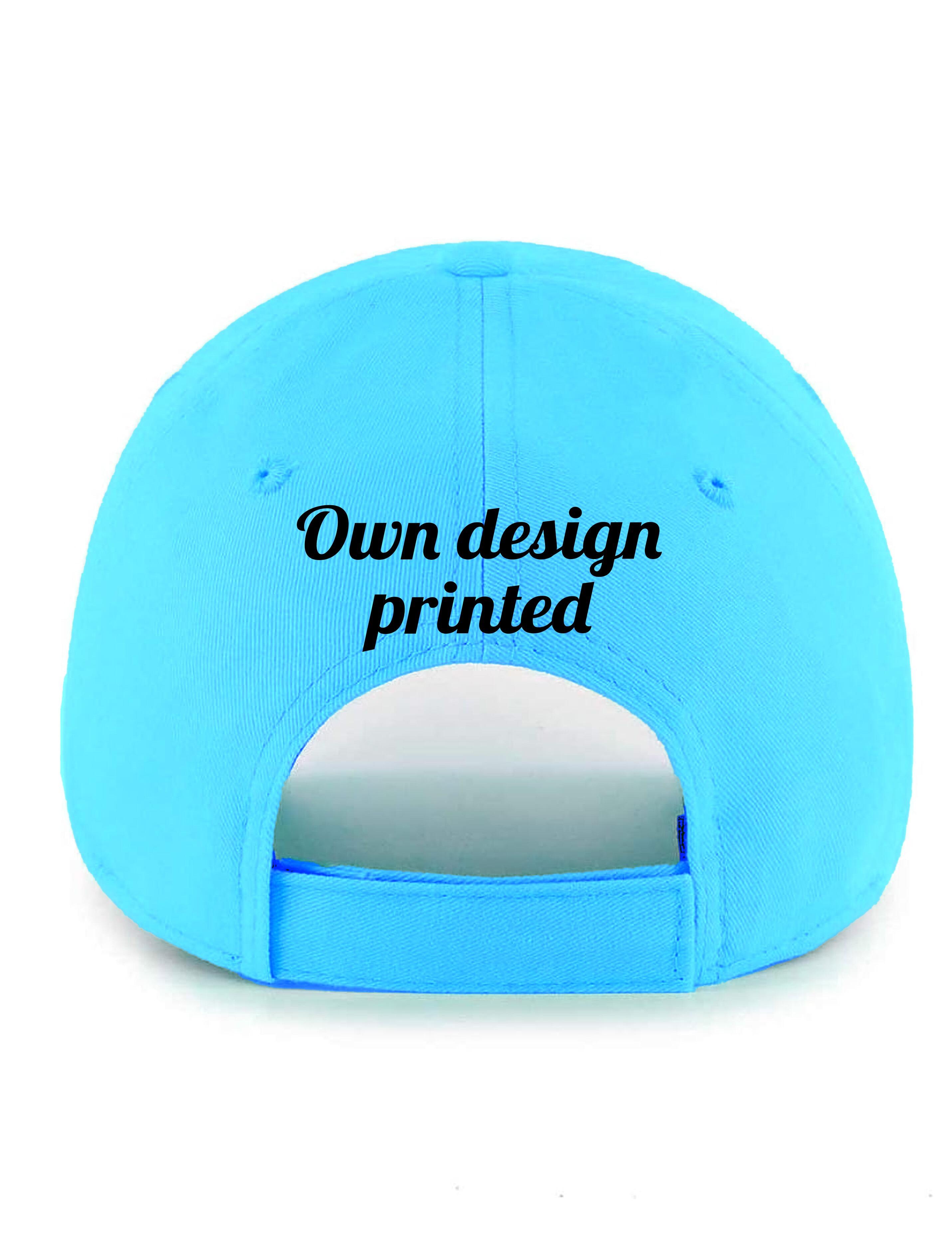 Photo Printed Baseball Cap Turquoise for hens and do