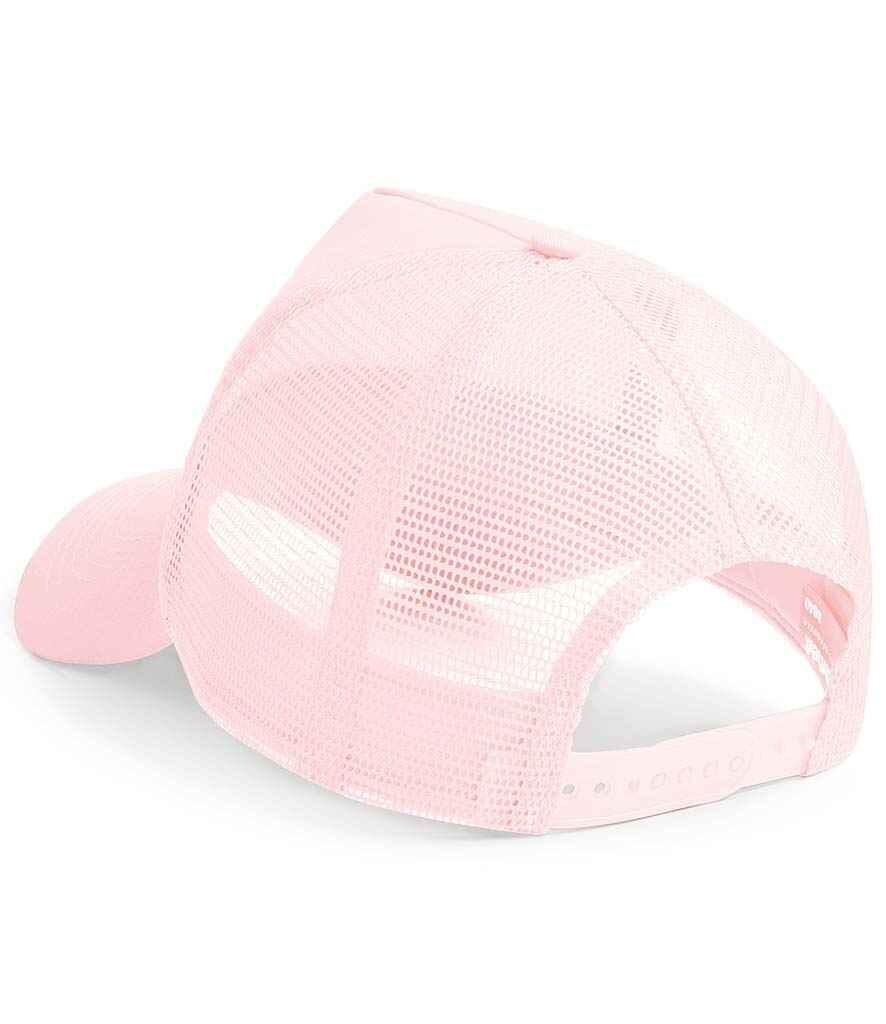 Custom Embroidered Snapback Trucker Cap Pink