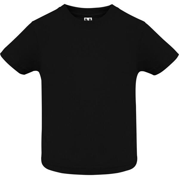 Personalised Embroidered Baby T-Shirt black with name or logo