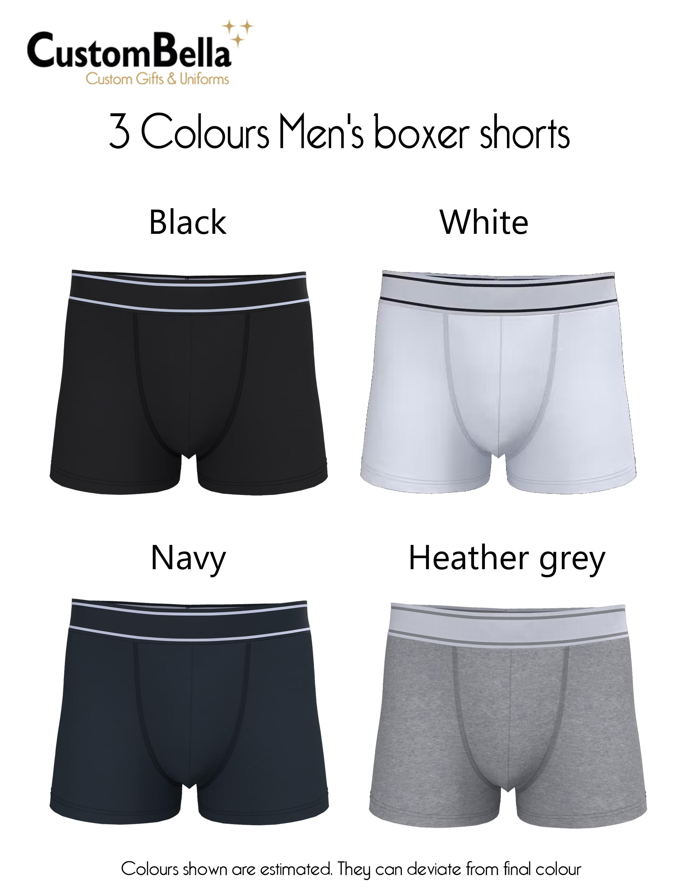 Boxer shorts for men white available in 4 colours