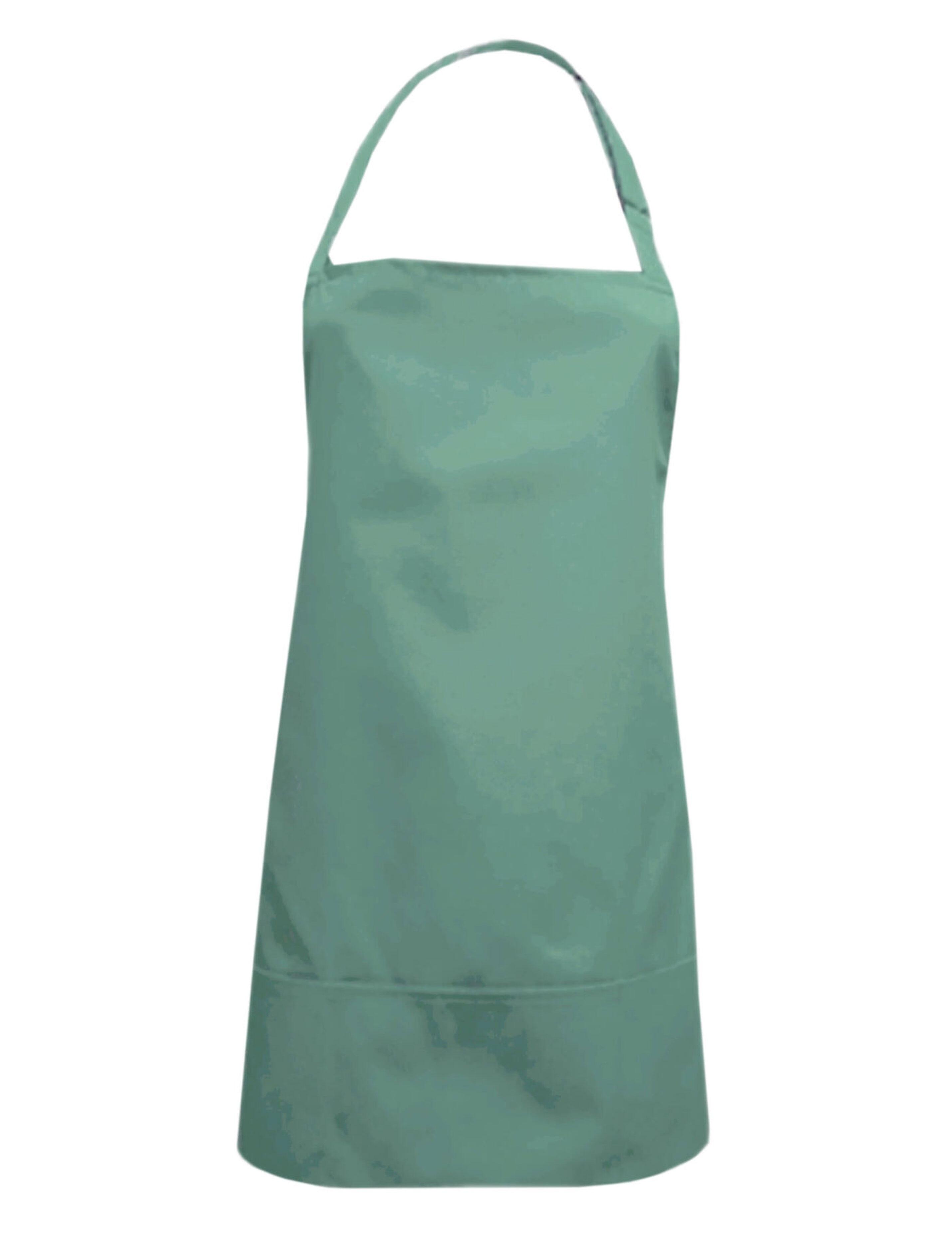 Nibano waterproof short hair and beauty salon apron sage
