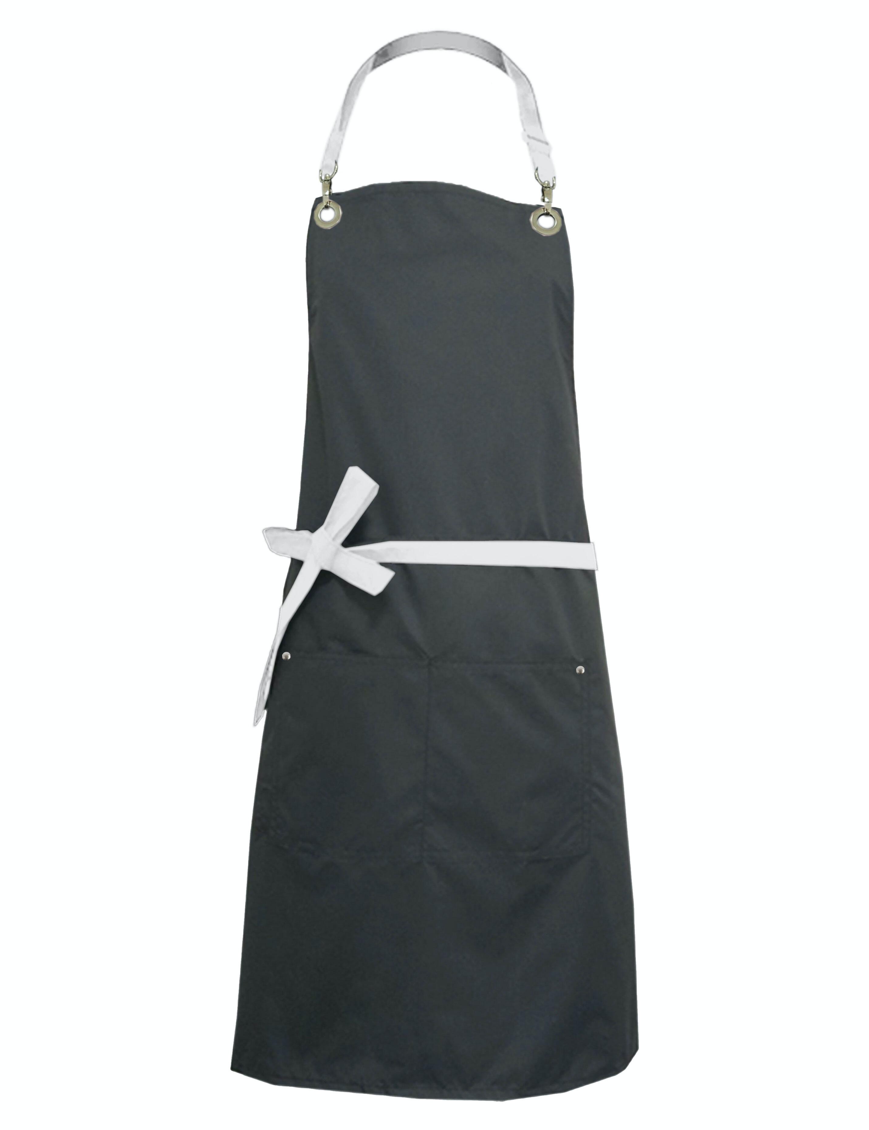 Nibano waterproof bi-colour luxury hairdressing and grooming apron dark grey
