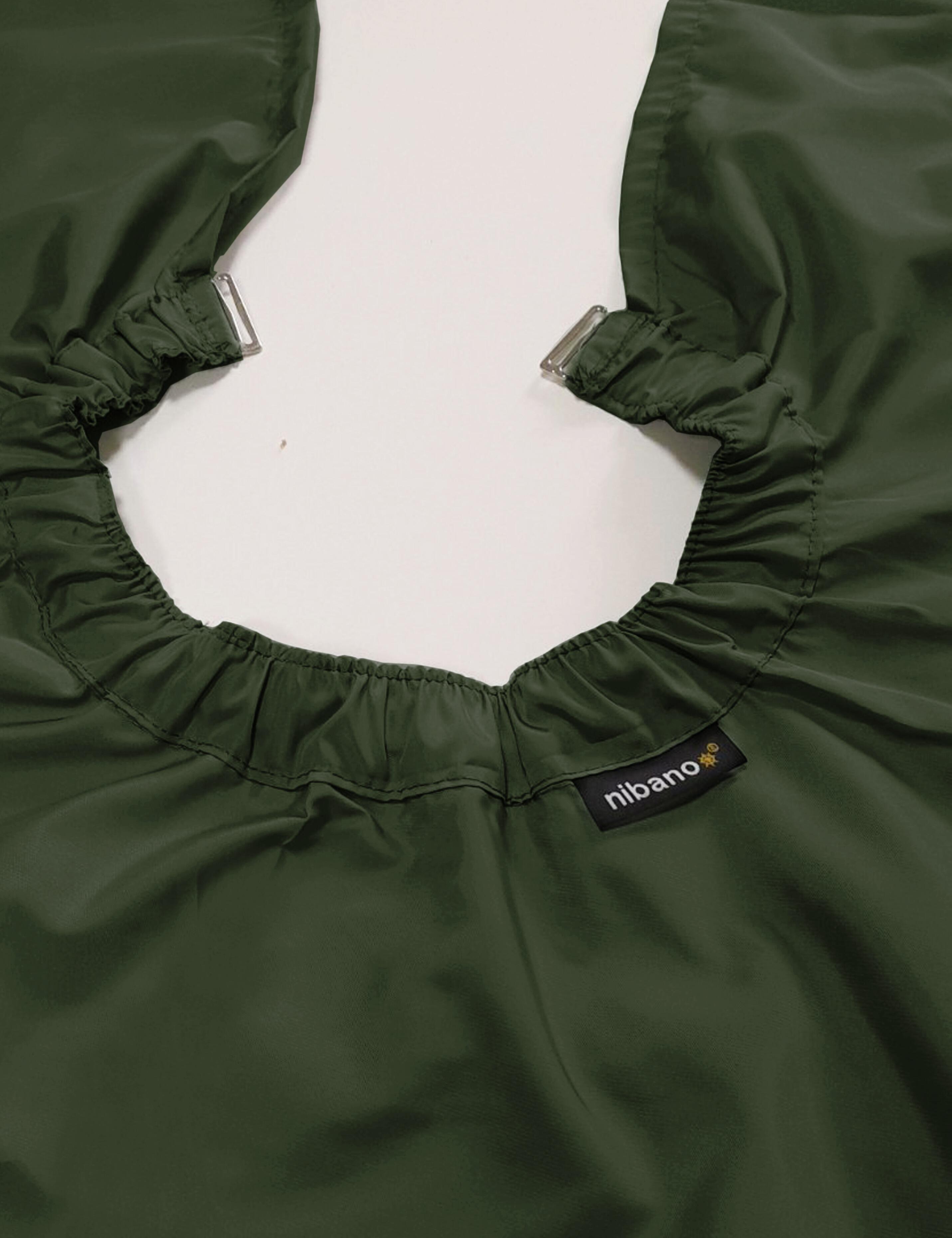 Vintage Green Hairdressing gown with clips closing