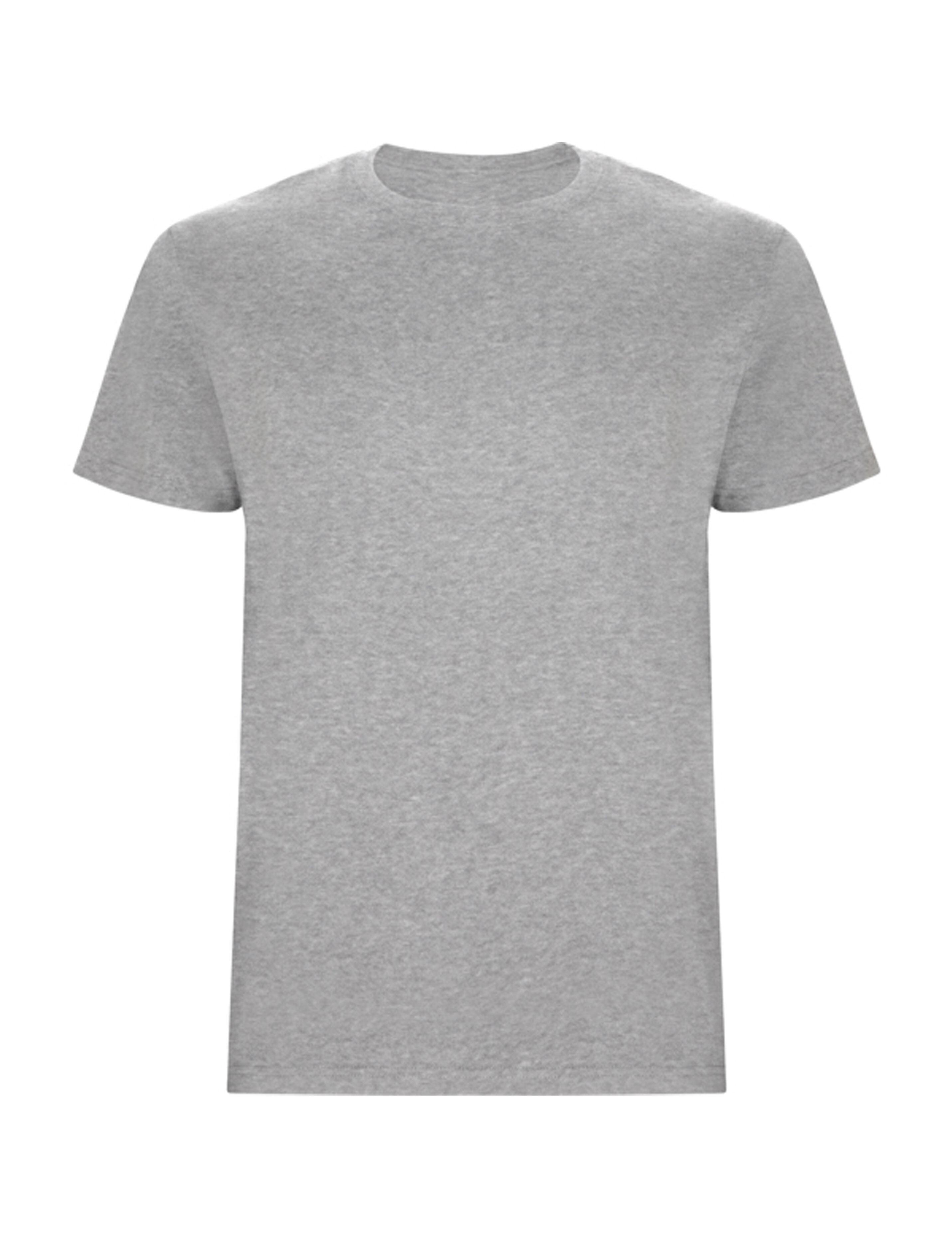 Men's Heavyweight Short Sleeve Heather Grey T-shirt