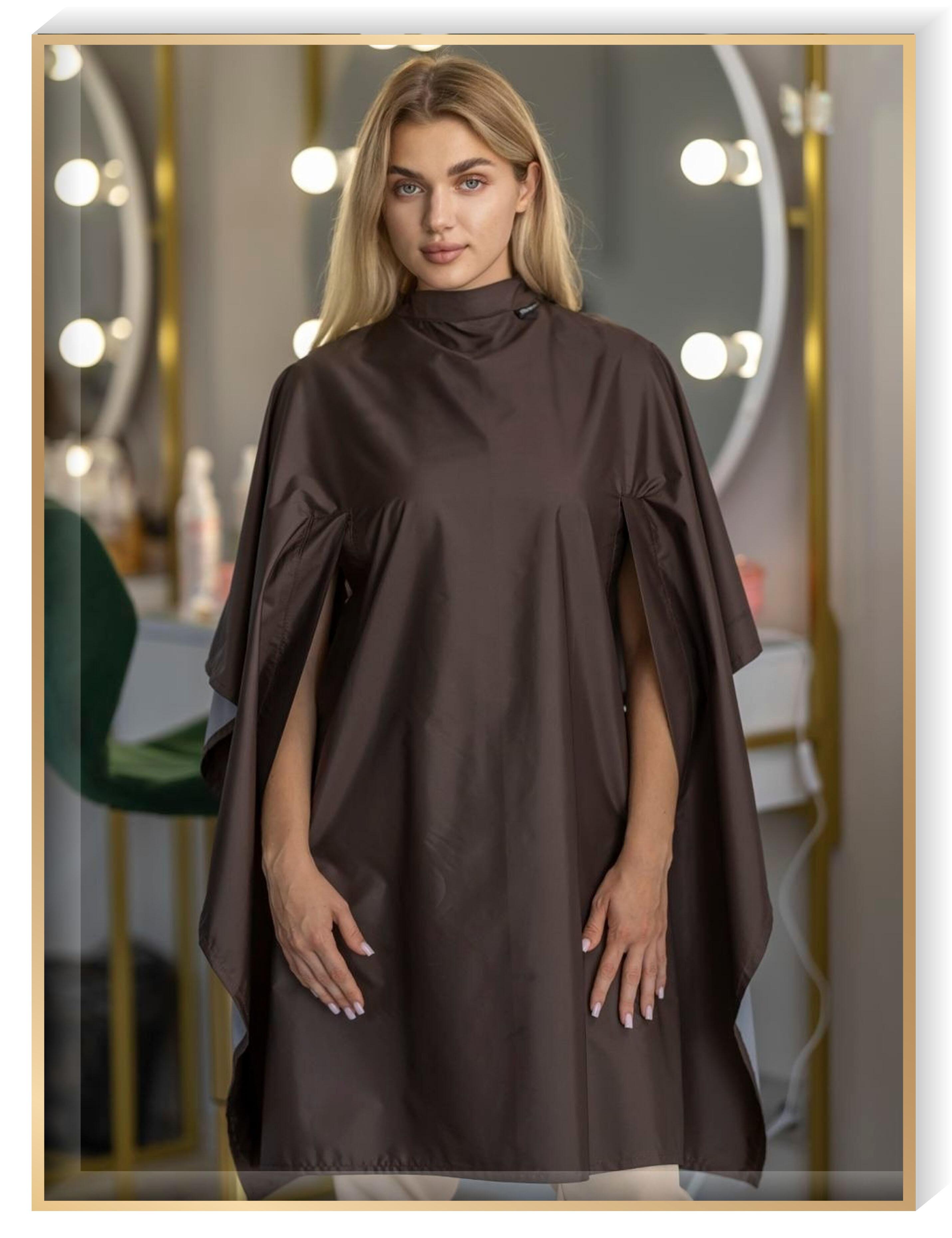 Premium hairdressing gowns and barber capes made in Europe. Available in 36 colours with in-house embroidery & print. Trusted by 1,000+ salons.