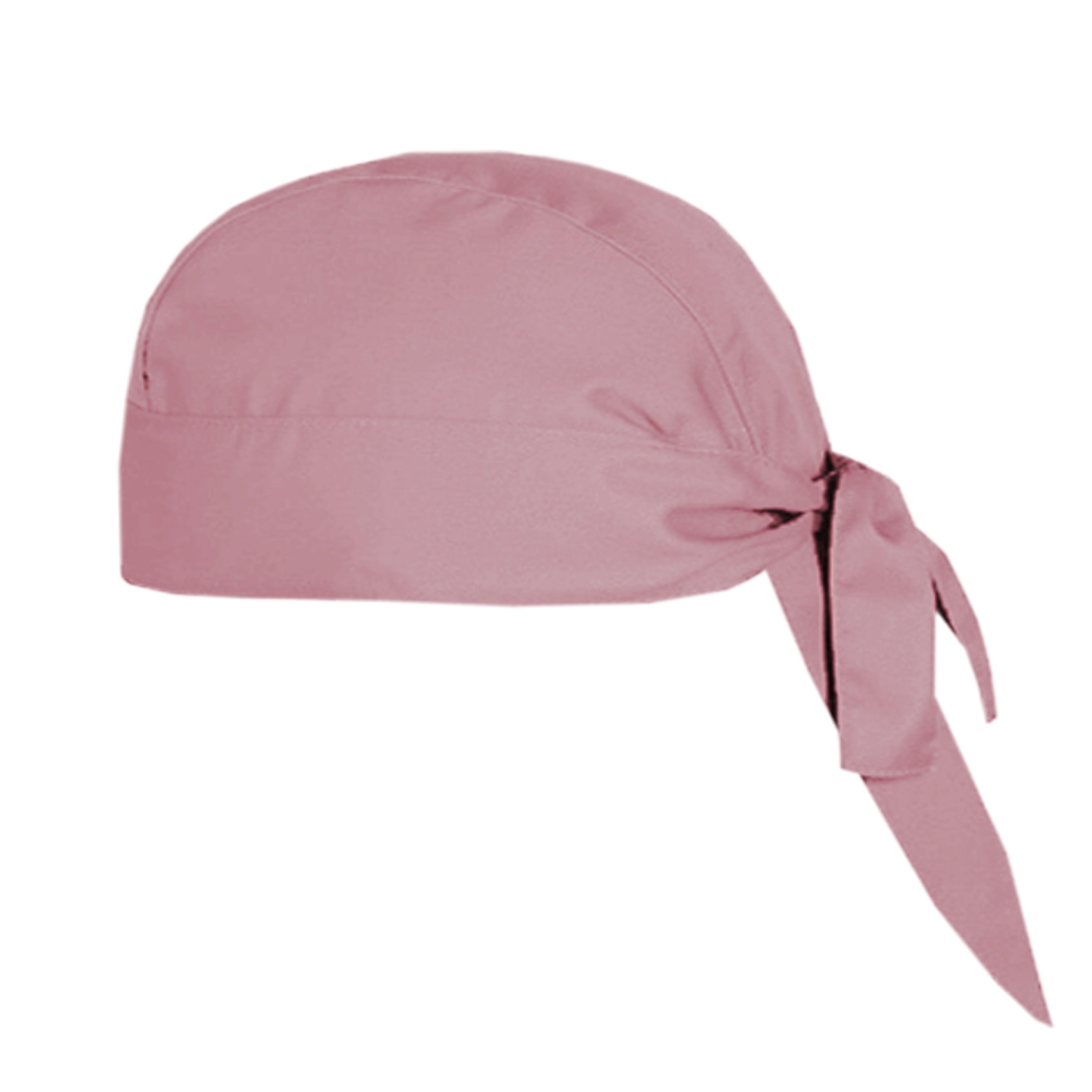 Professional Rose Gold chef bandana for restaurants and catering