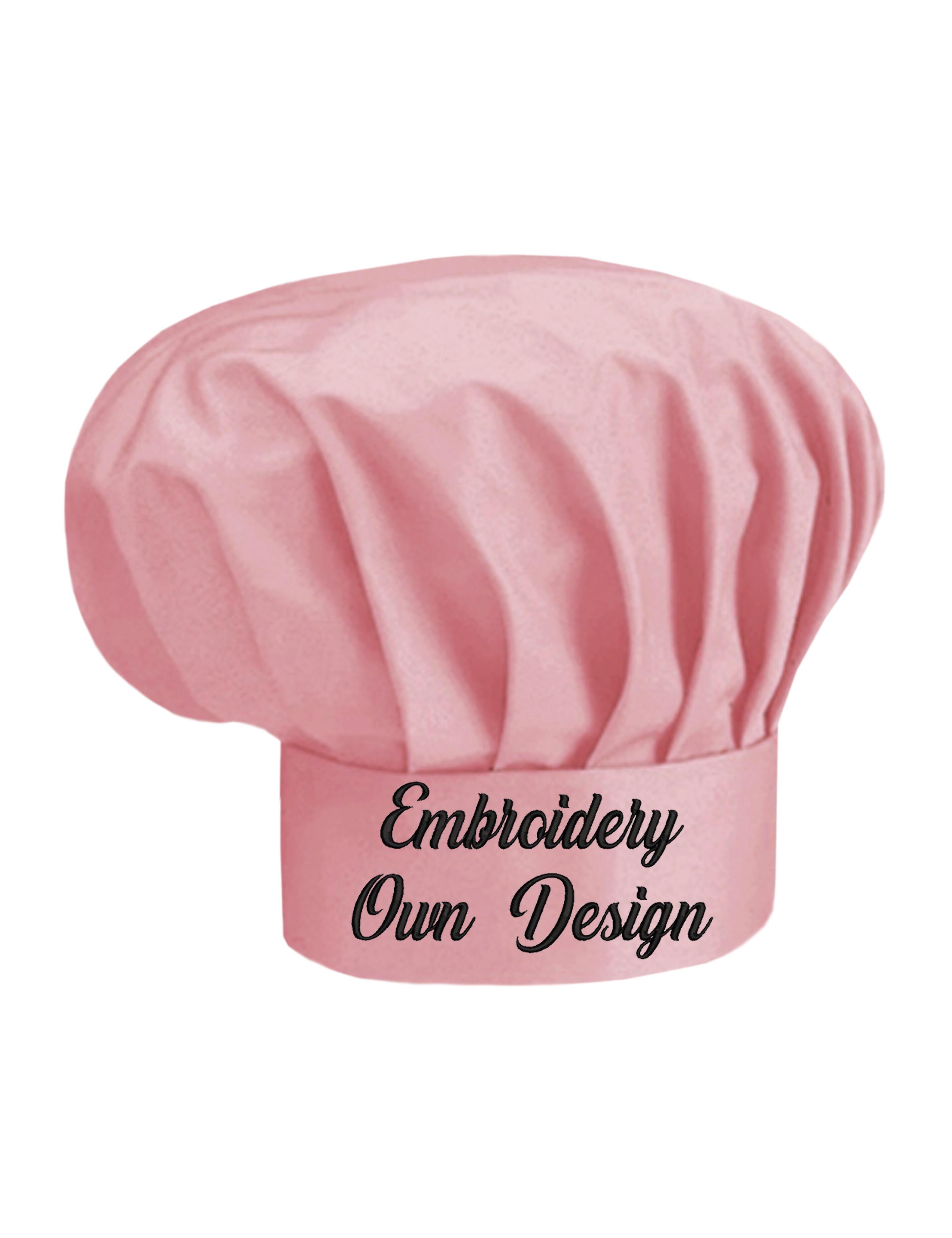 Personalised Kids Chef Hat Powder with embroidery