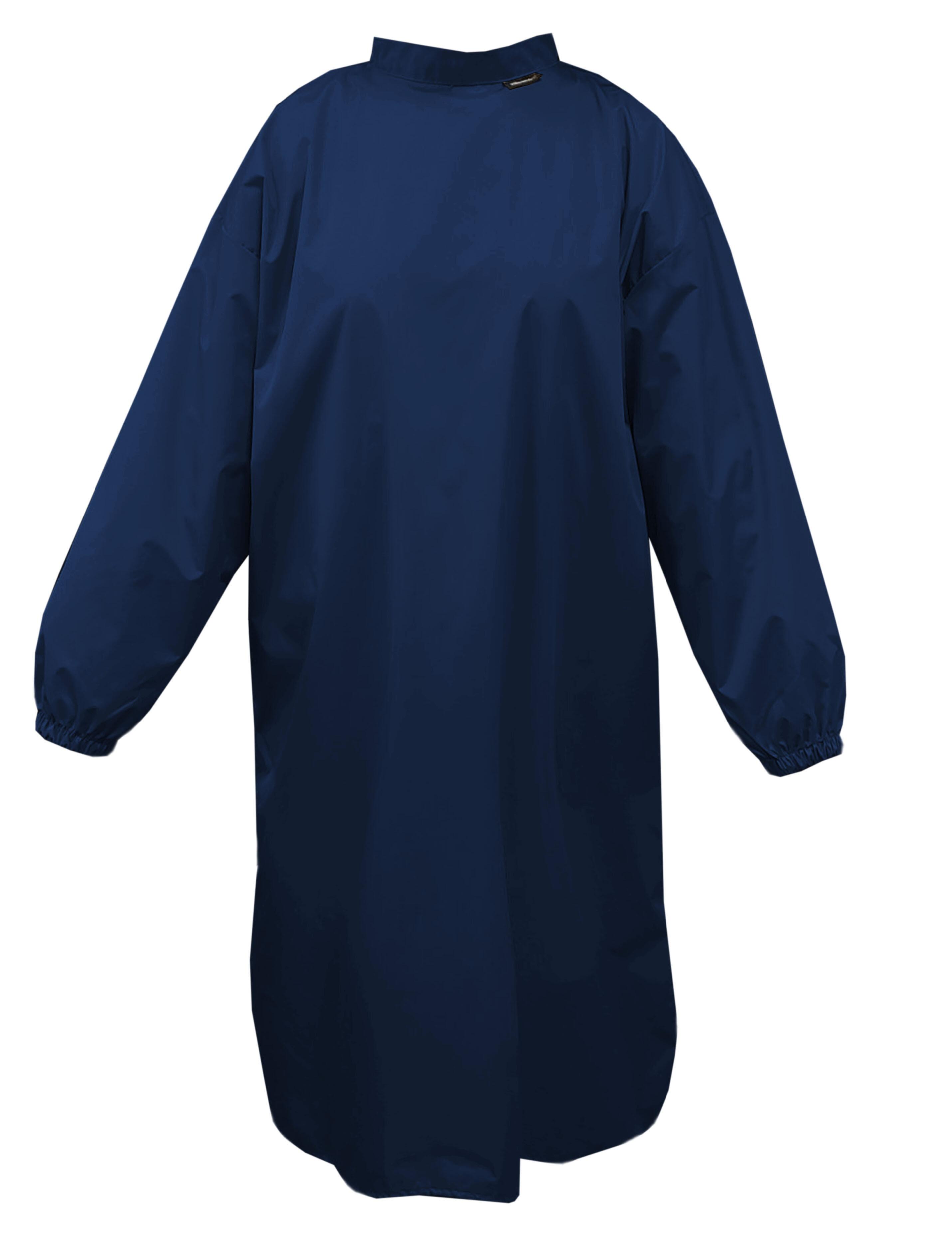 Nibano Hairdressing gown with sleeves navy