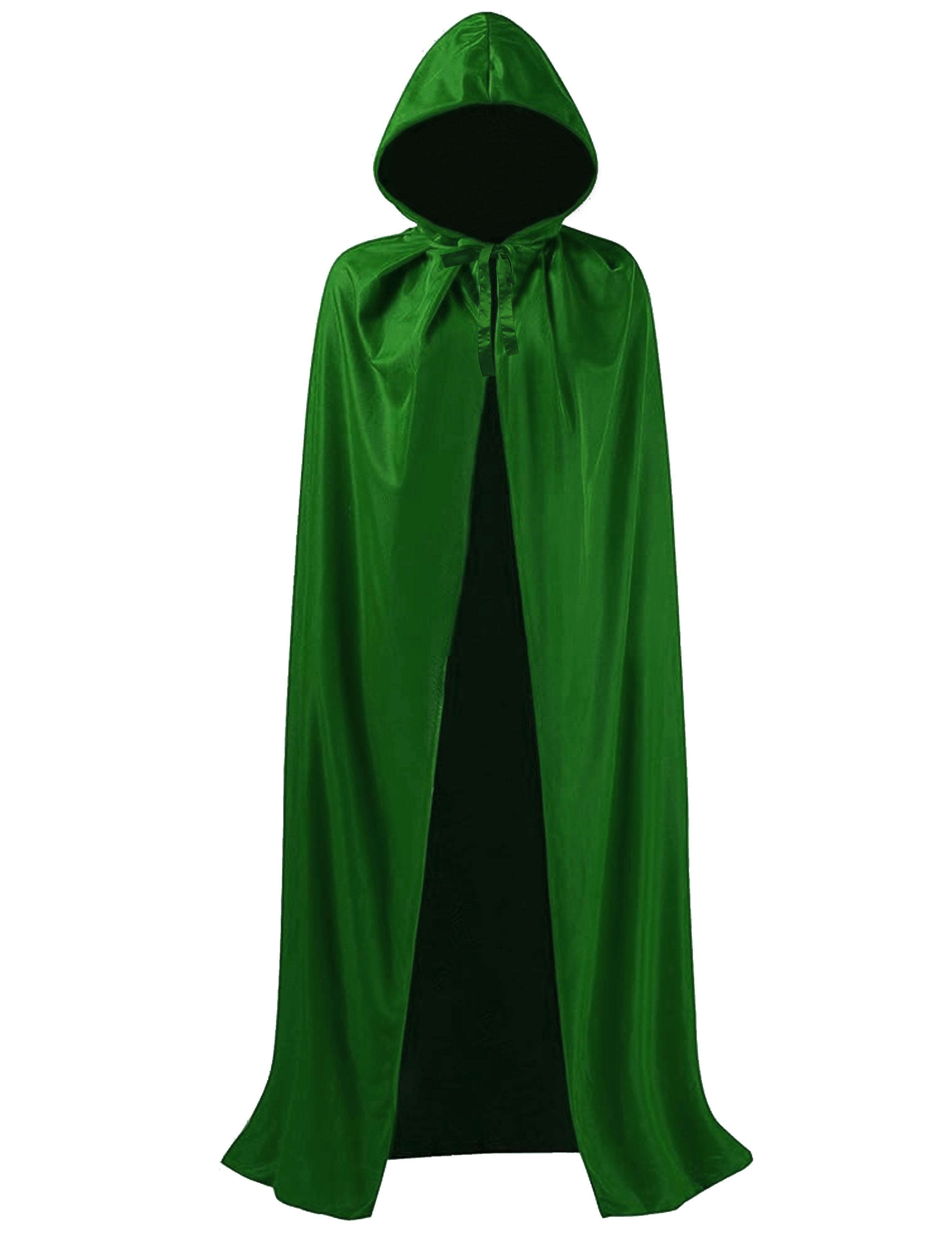 Hooded Hairdressing show gown Kelly Green