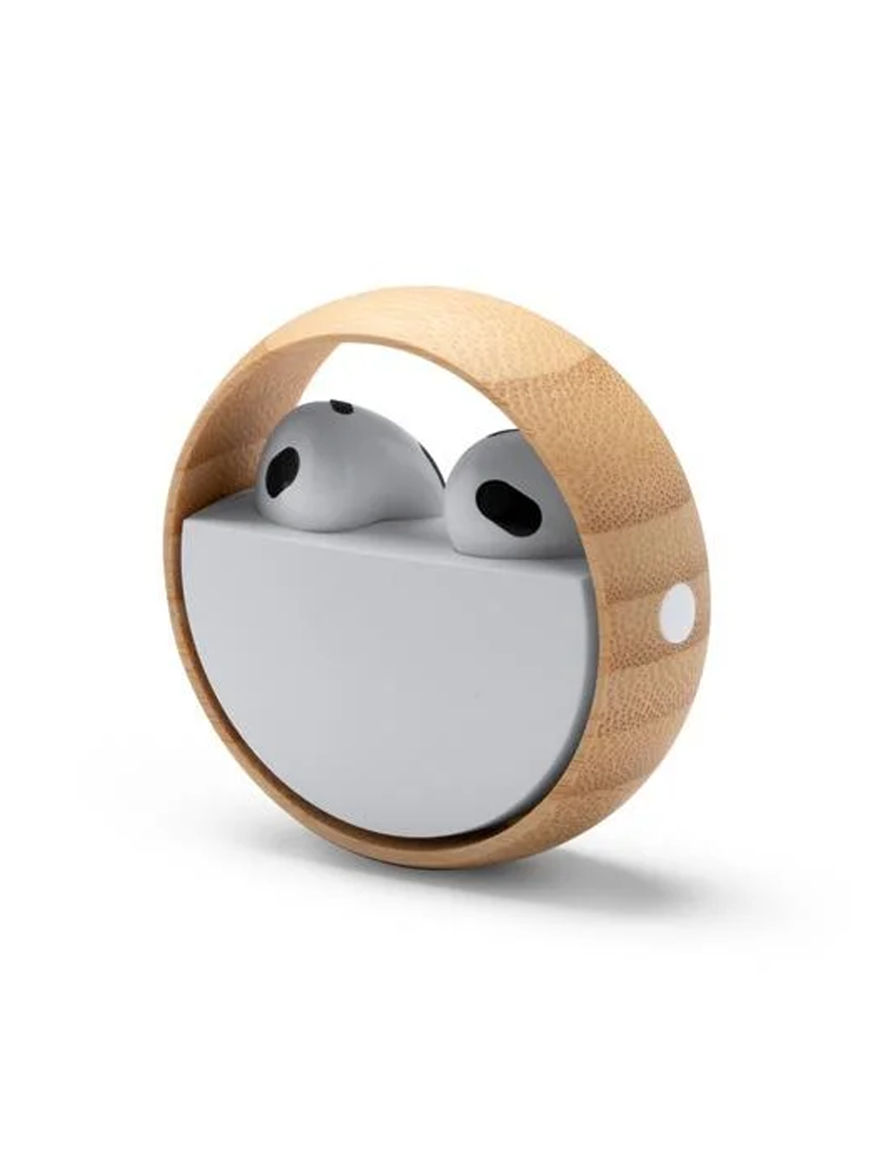 Wireless Earbuds in a recycled Case White