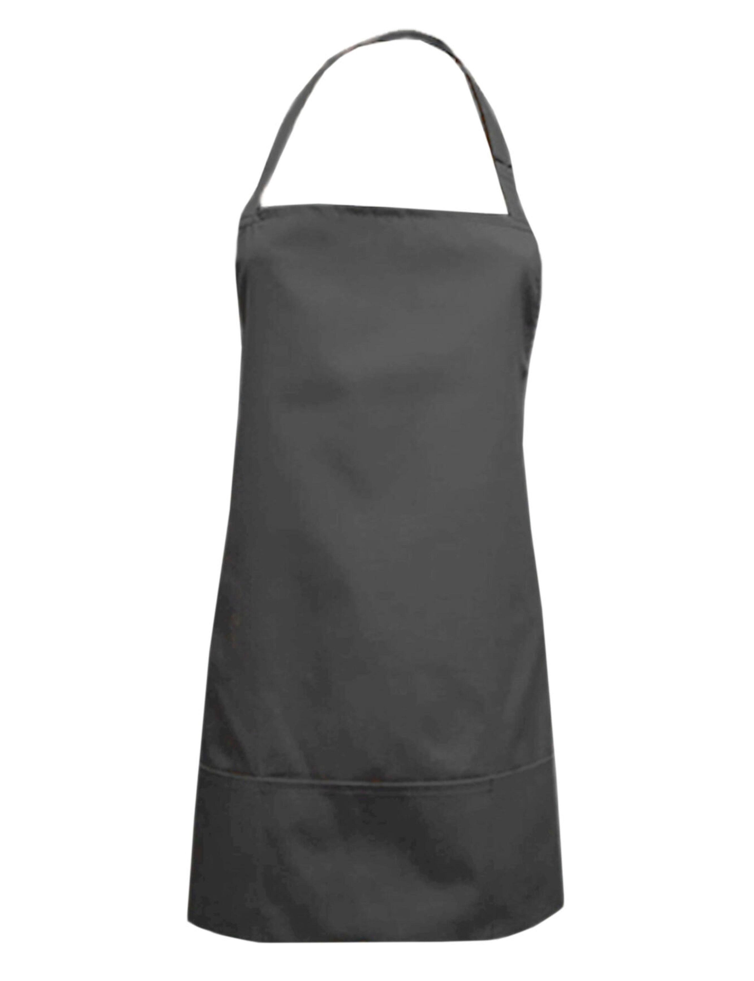 Nibano waterproof short hair and beauty salon apron dark grey
