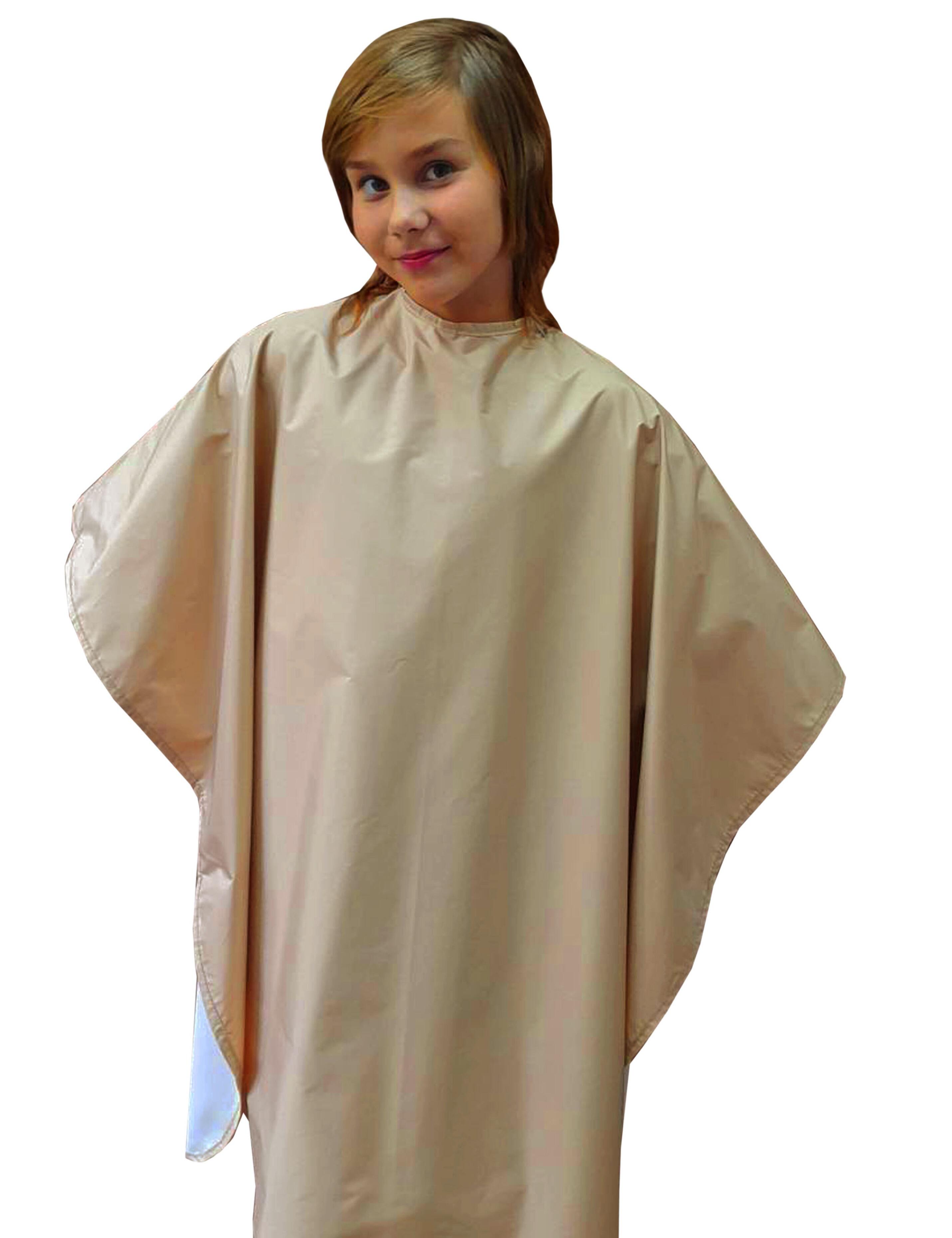 Professional kids hair cutting cape in Cappuccino color