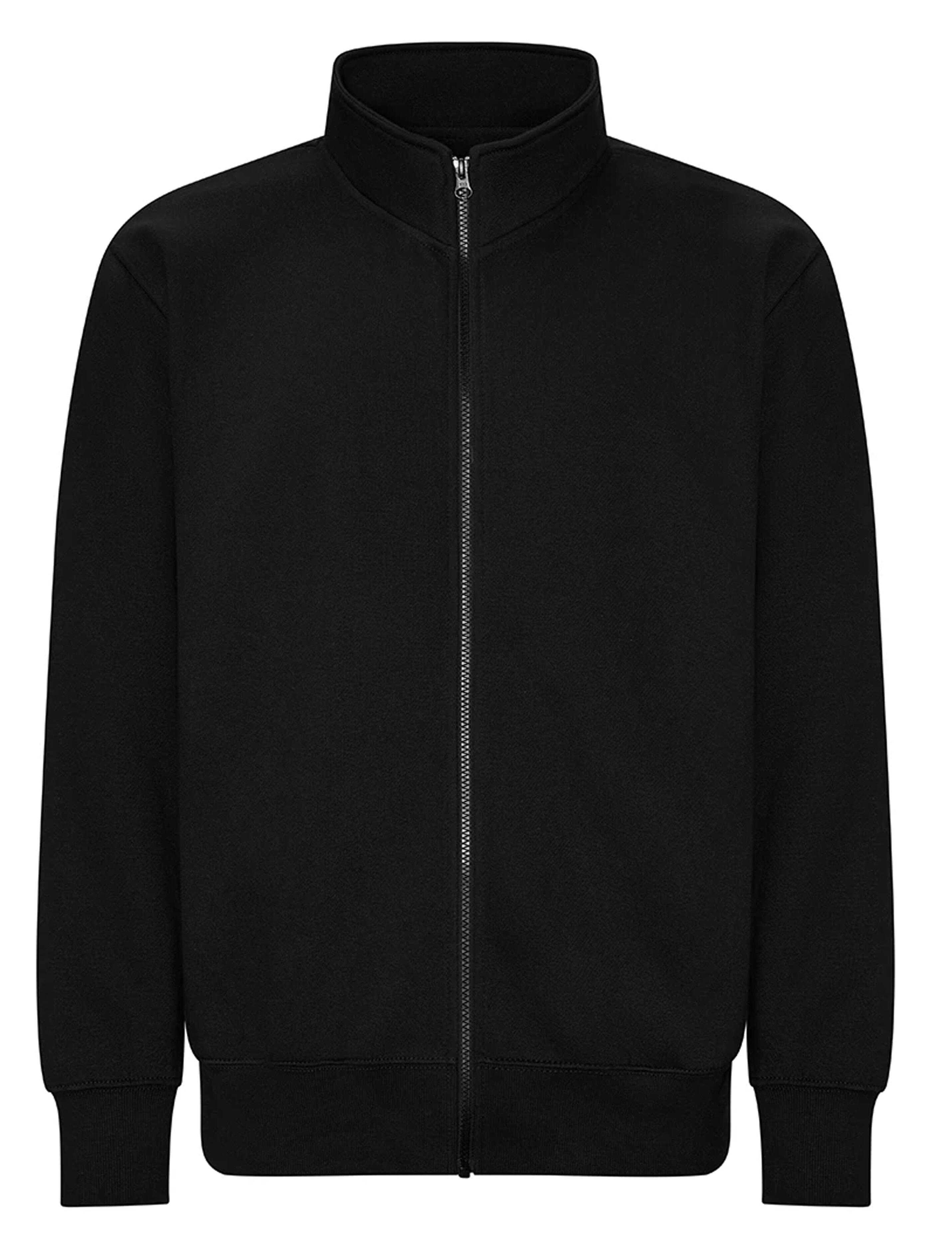 Personalised Full Zip Sweatshirt Jacket black