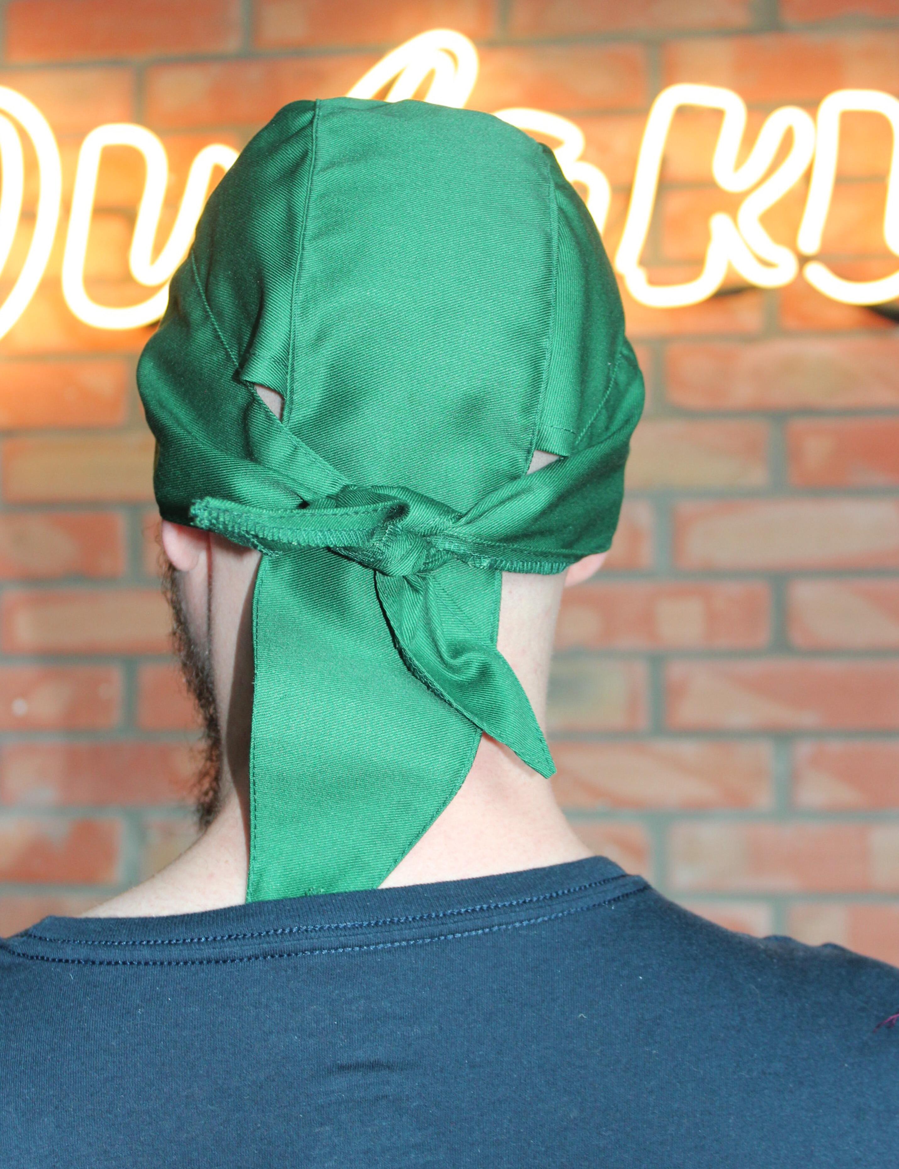 Chef bandana in Kelly Green colour for professional use