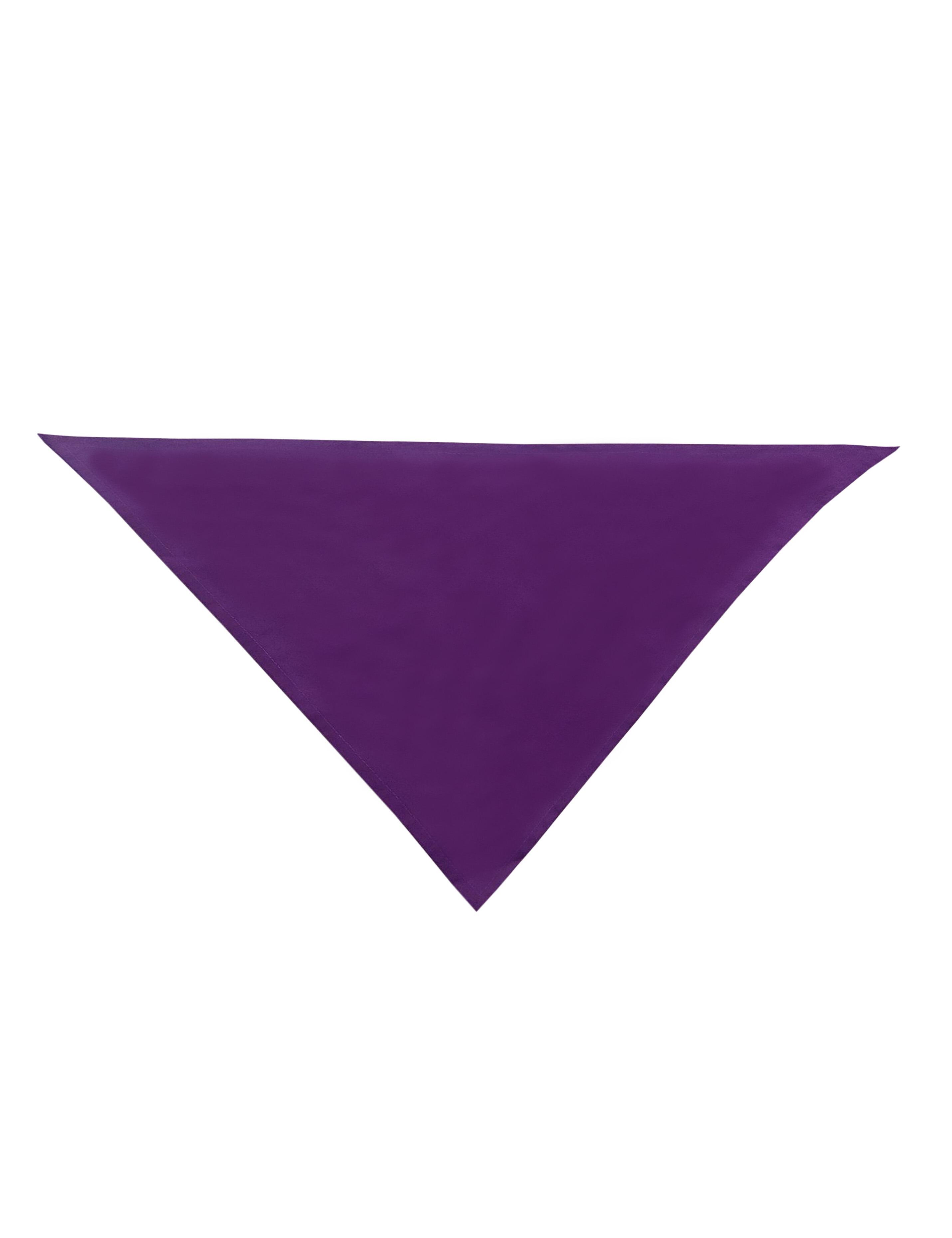 Purple chef neckerchief plain, printed or embroidered