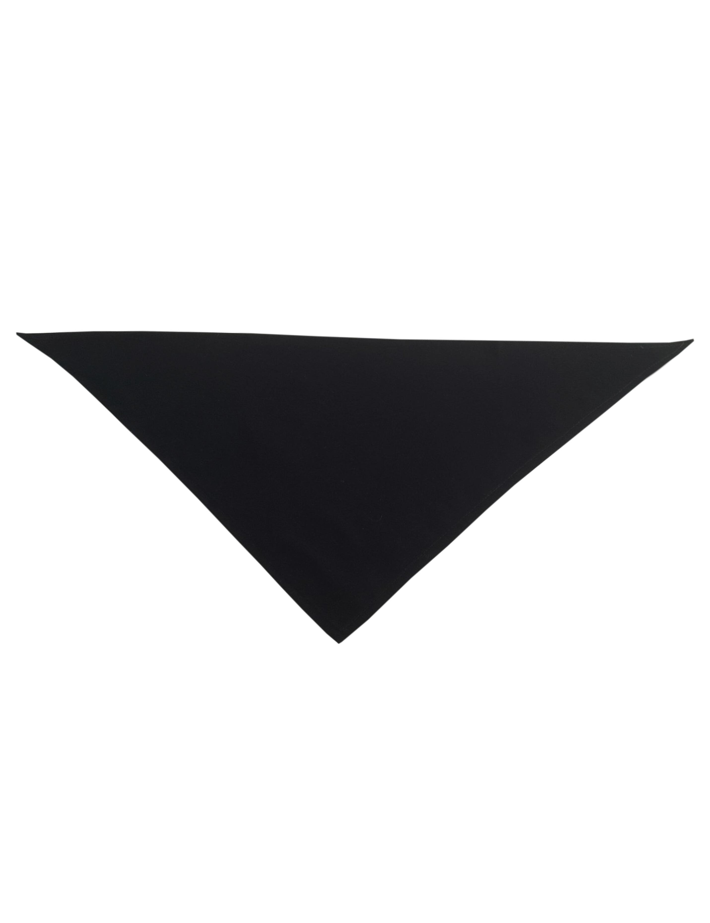 Black professional chef neckerchief for kitchen uniform