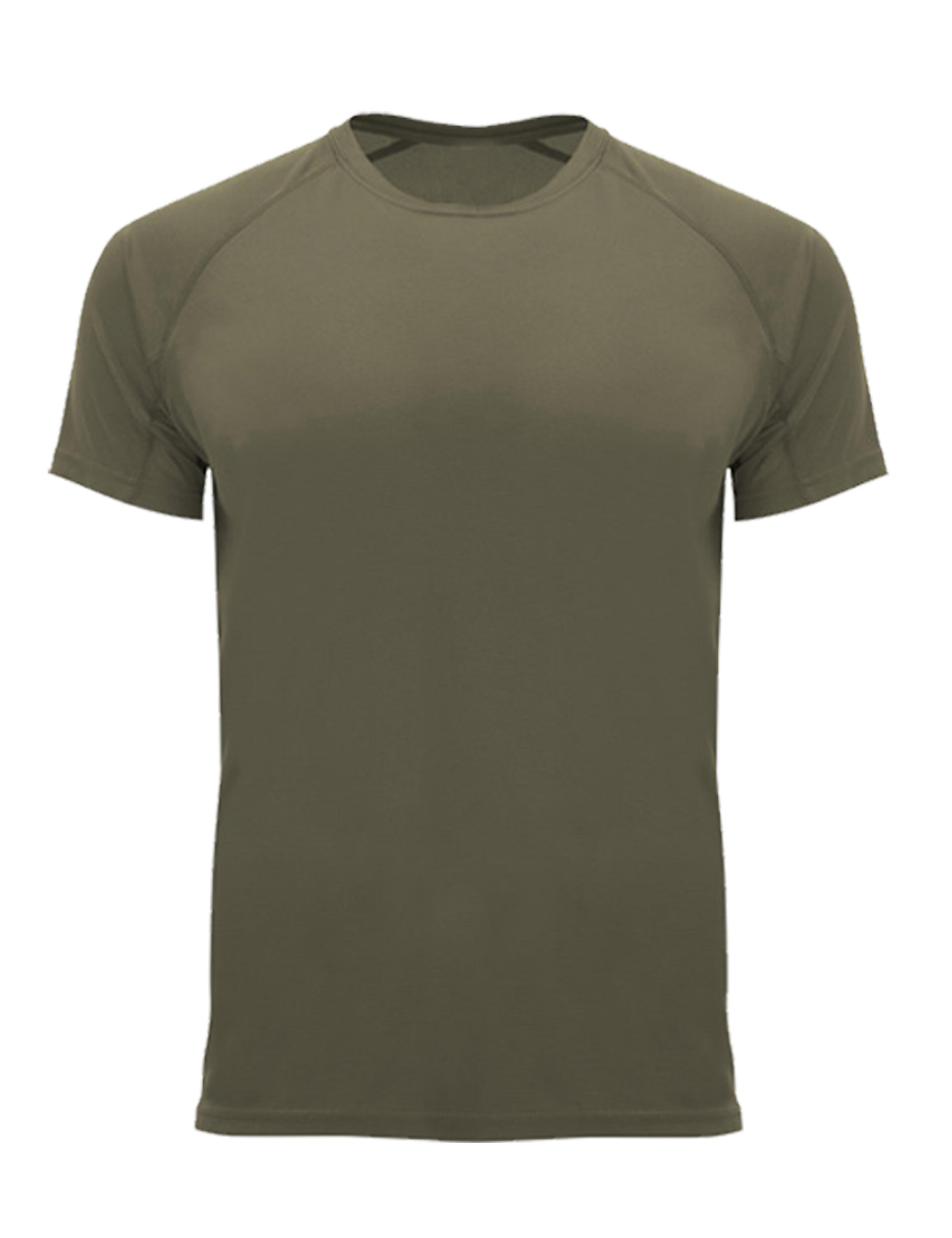 Military Green dri fit sports t shirt suitable for gym training