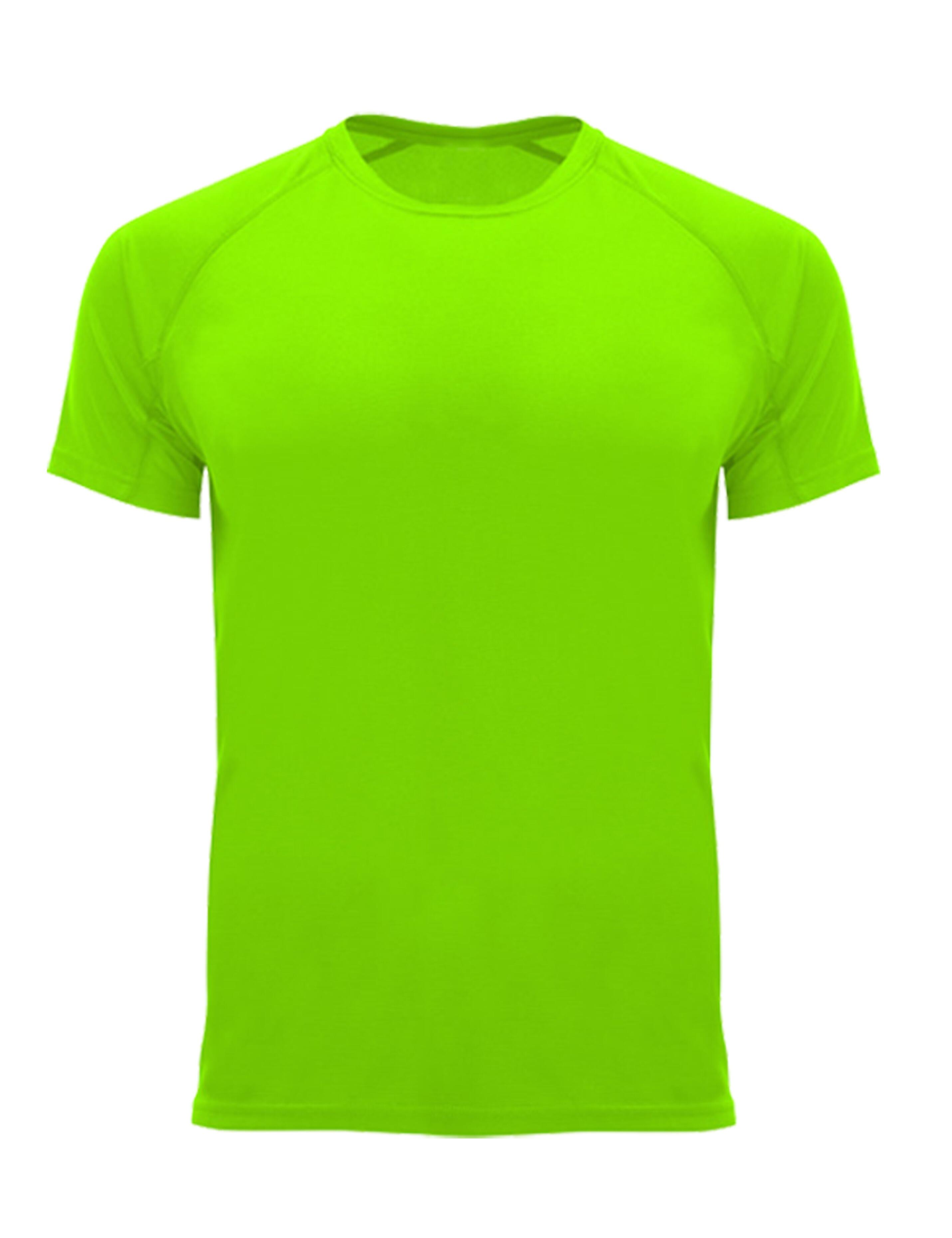 Neon Green Dri Fit gym t-shirt breathable fitness wear plain or printed