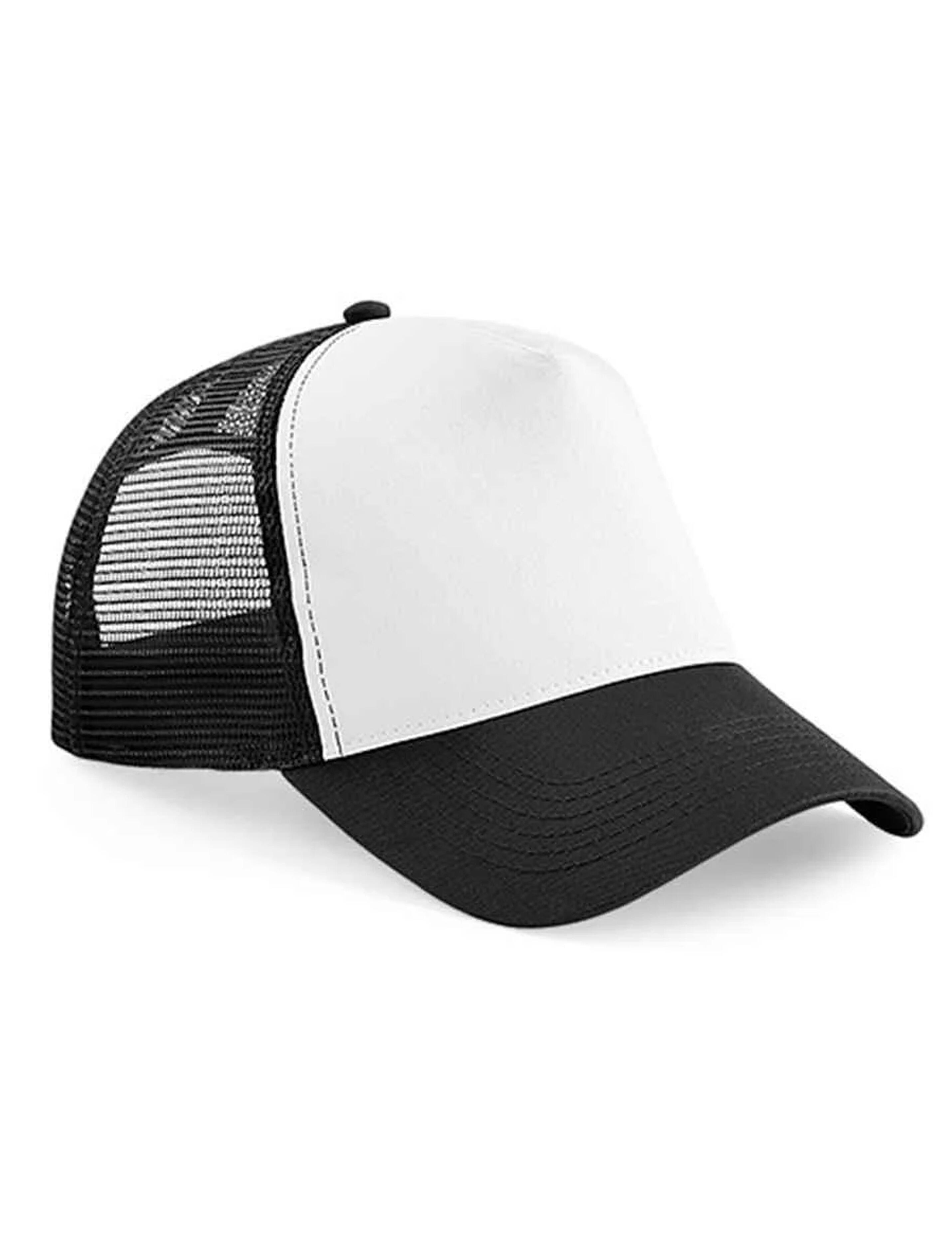 Personalised Embroidered Snapback Trucker Cap White/Black