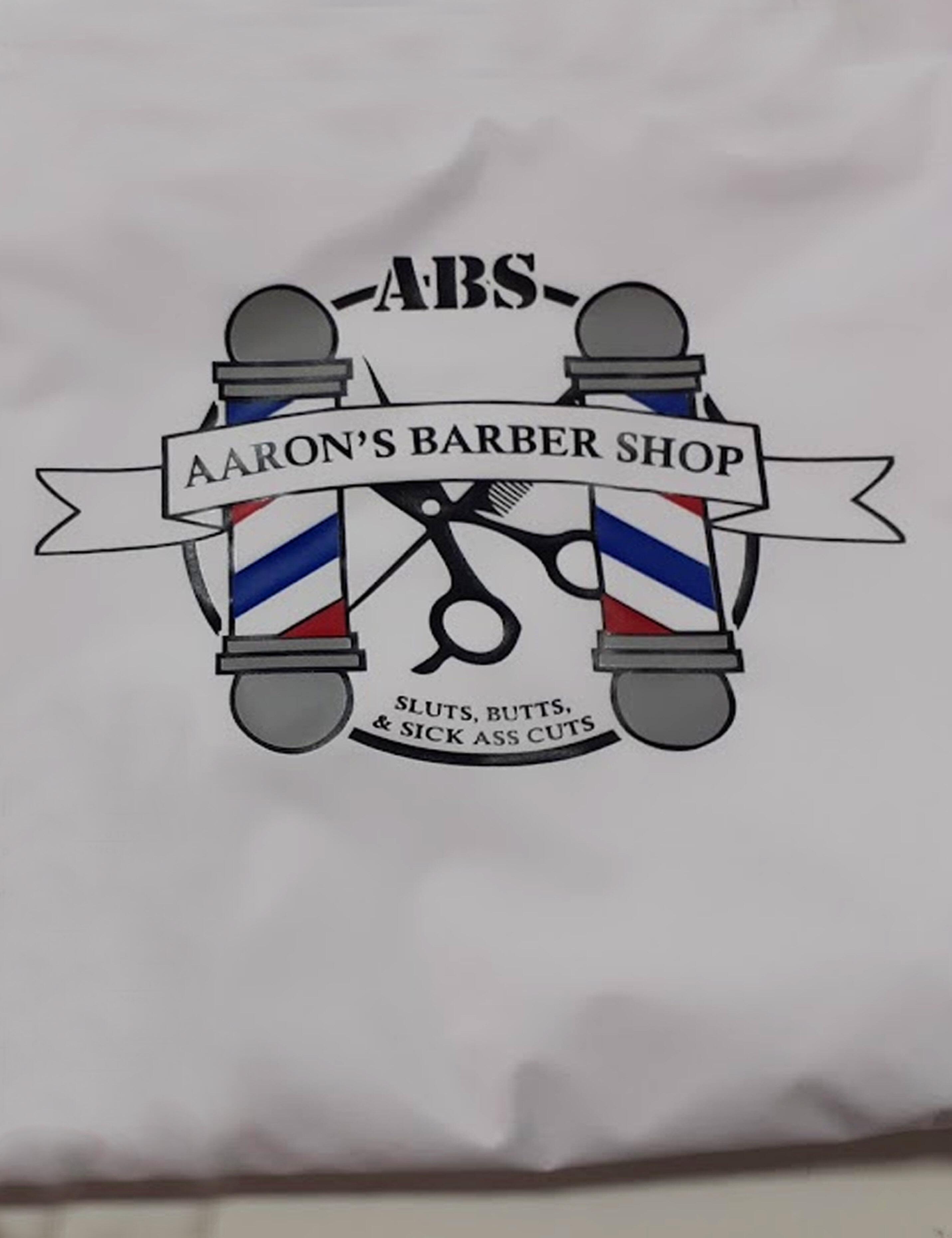 White professional barber cape plain or printed for hairdressing salons