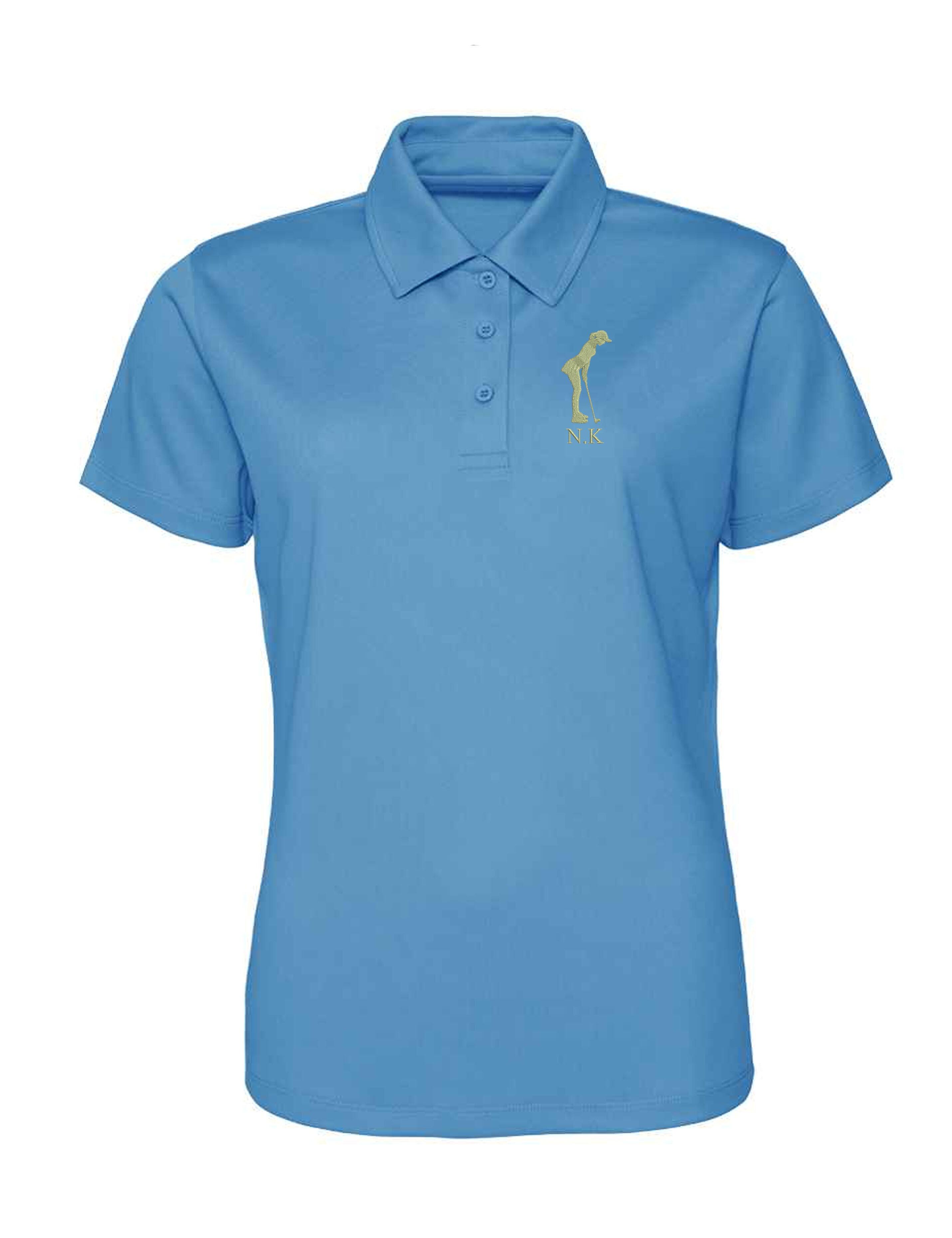 Women's Golf Design Women's Dri-Fit Golf Polo Shirt Sapphire Blue