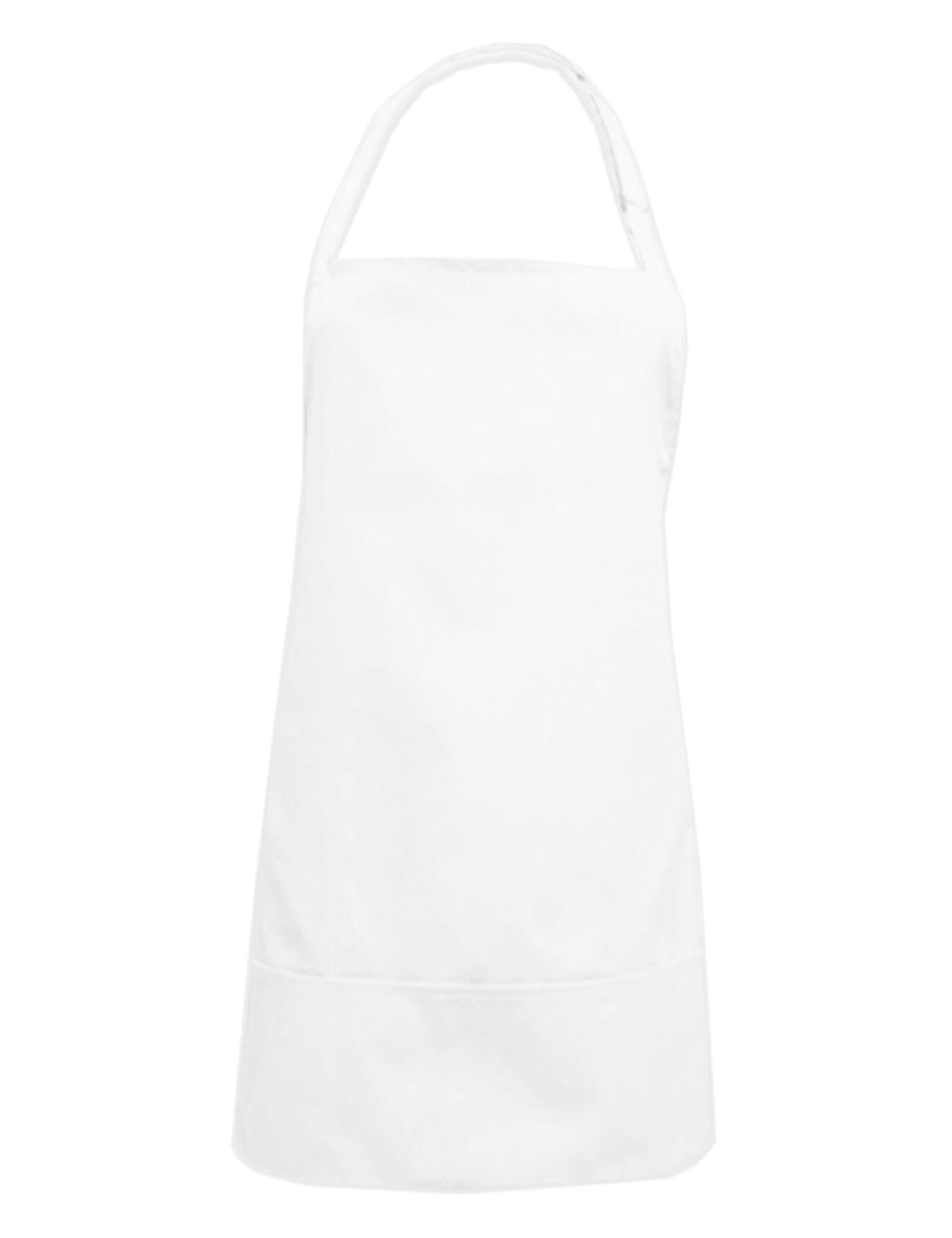 Nibano waterproof short hair and beauty salon apron white