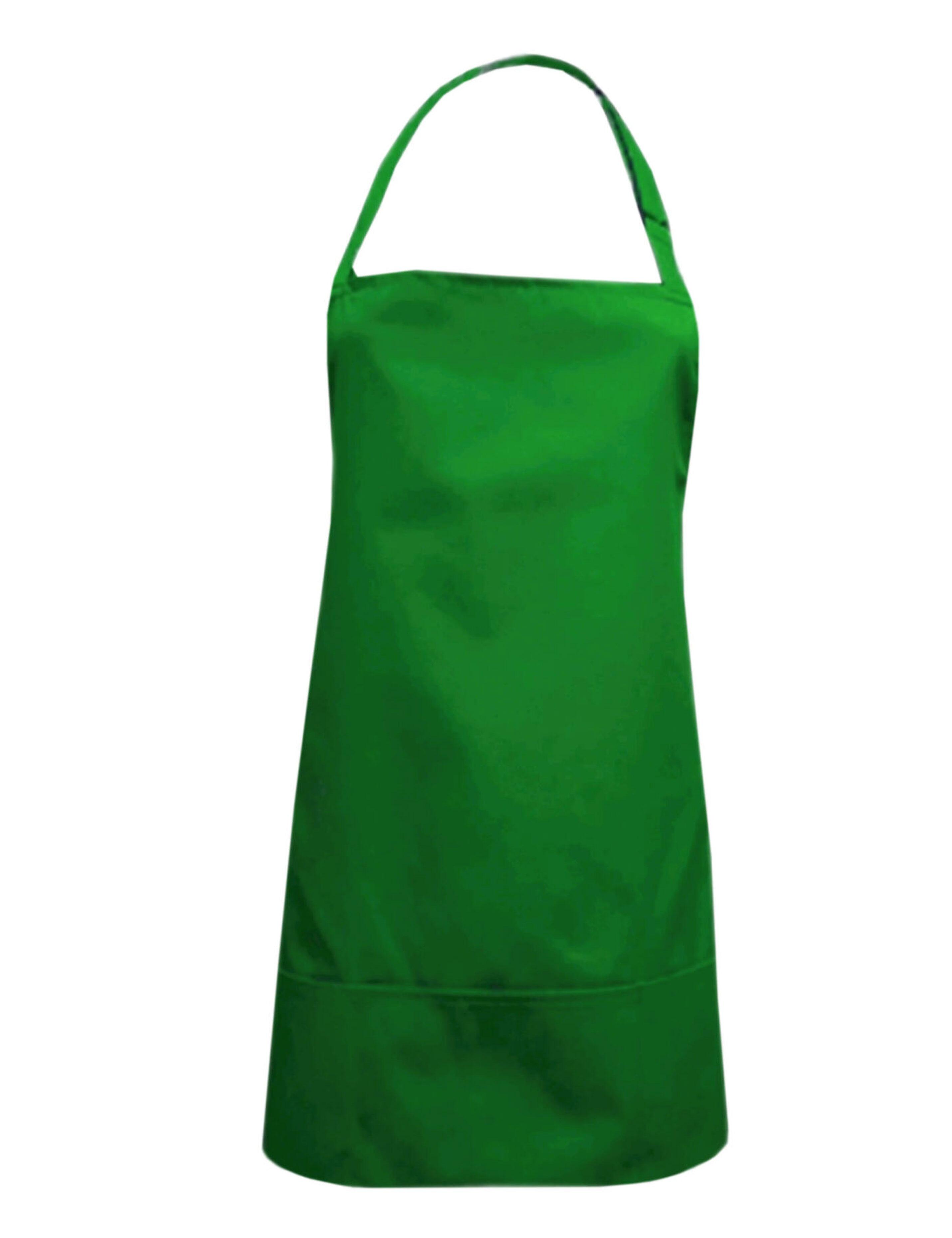 Nibano waterproof short hair and beauty salon apron kelly green