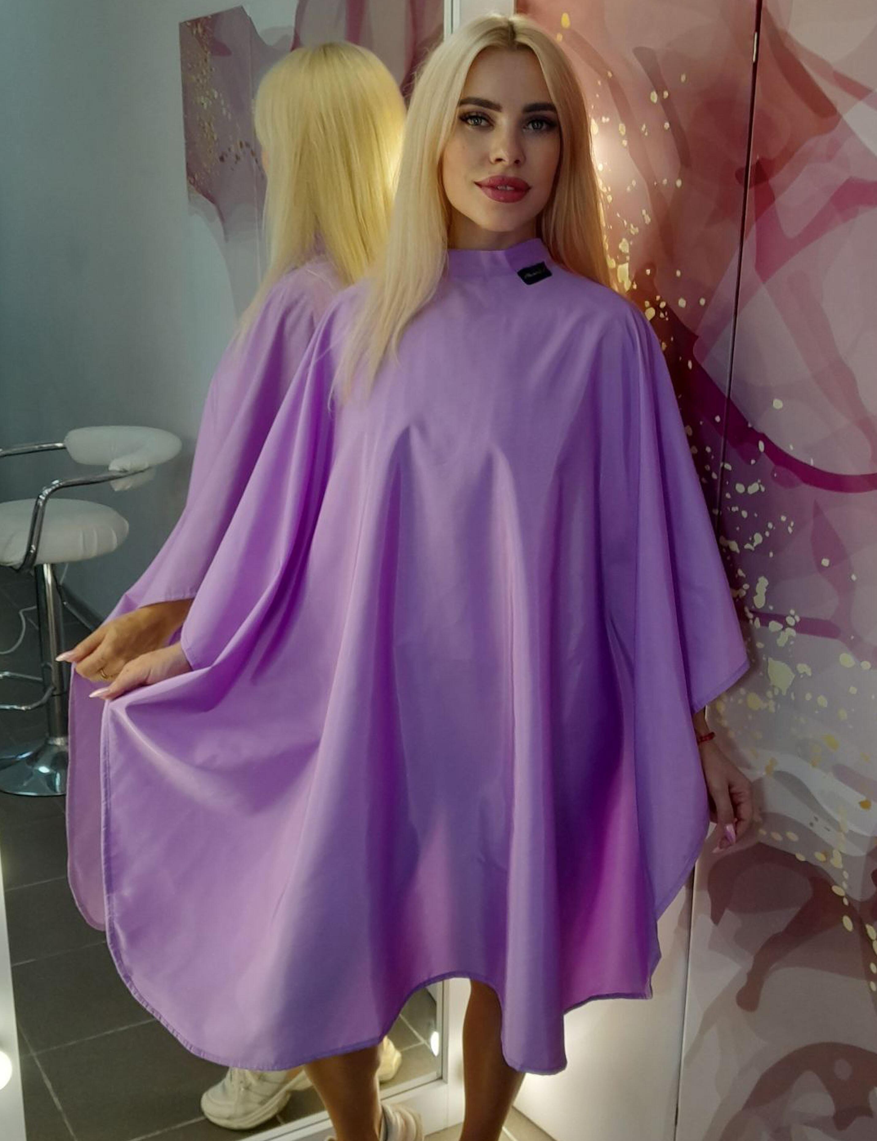Professional Barber cape lilac
