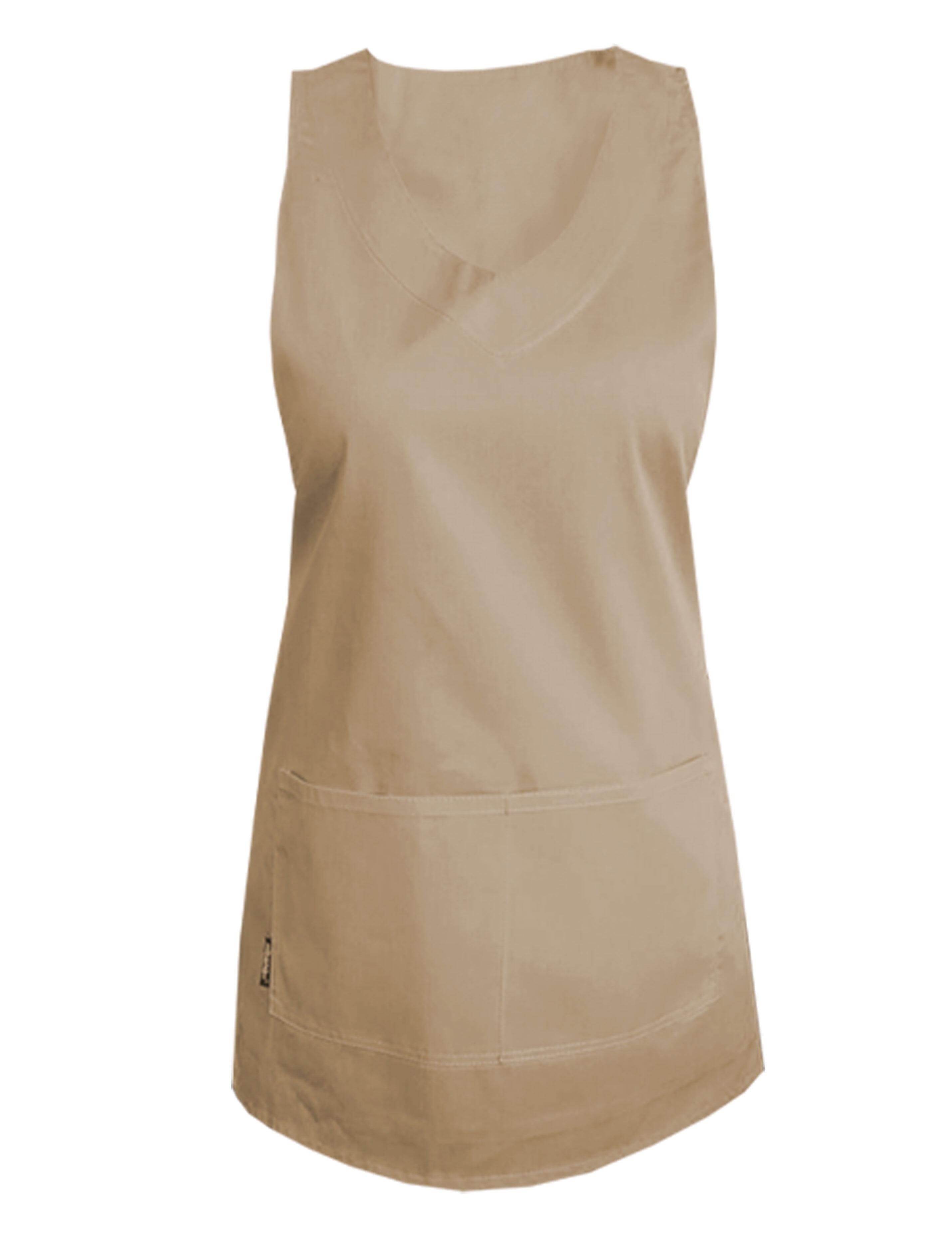Nibano salon apron cappuccino waterproof wrap around