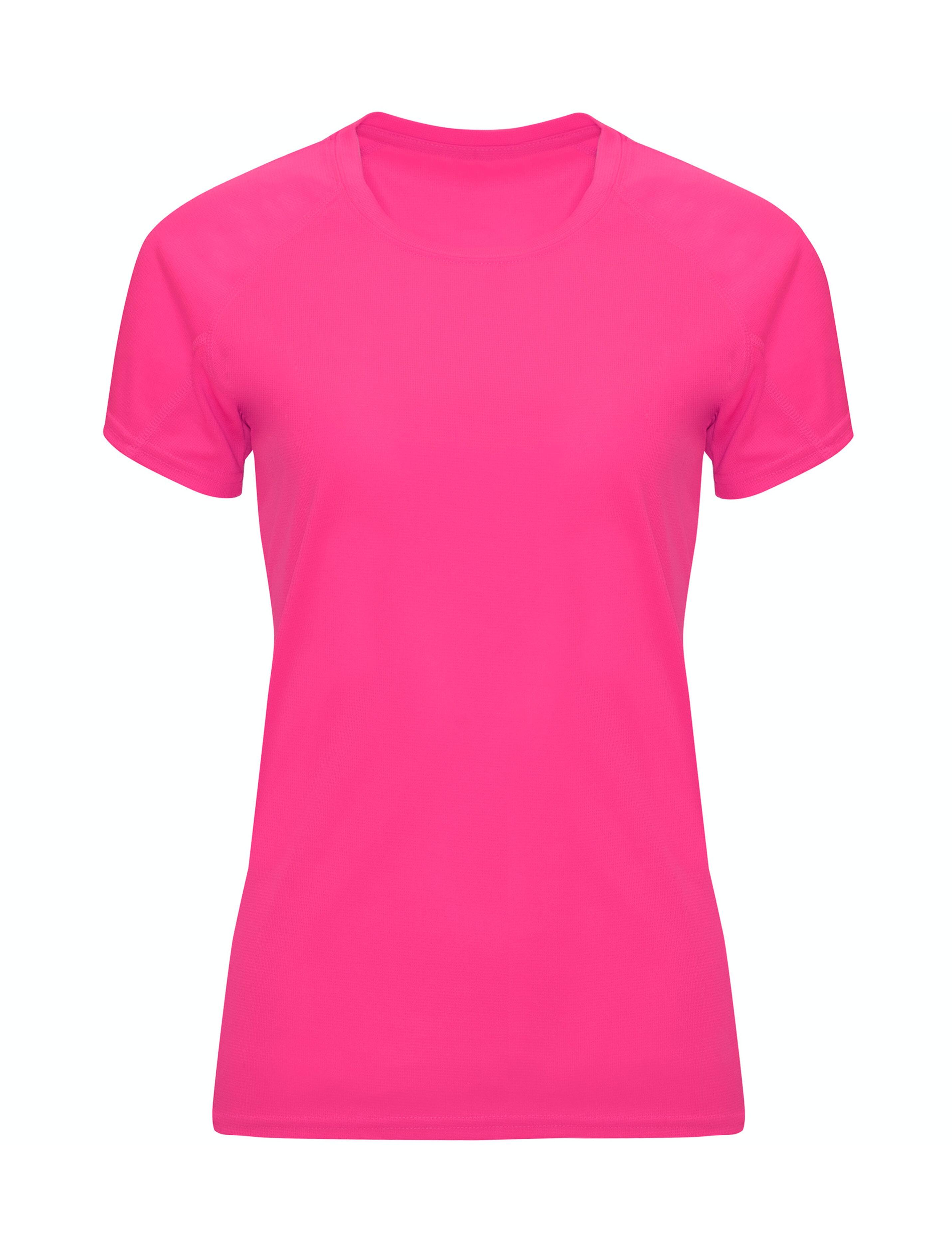 Women's Short Sleeve Dri-FIT T-Shirt Neon Hot Pink