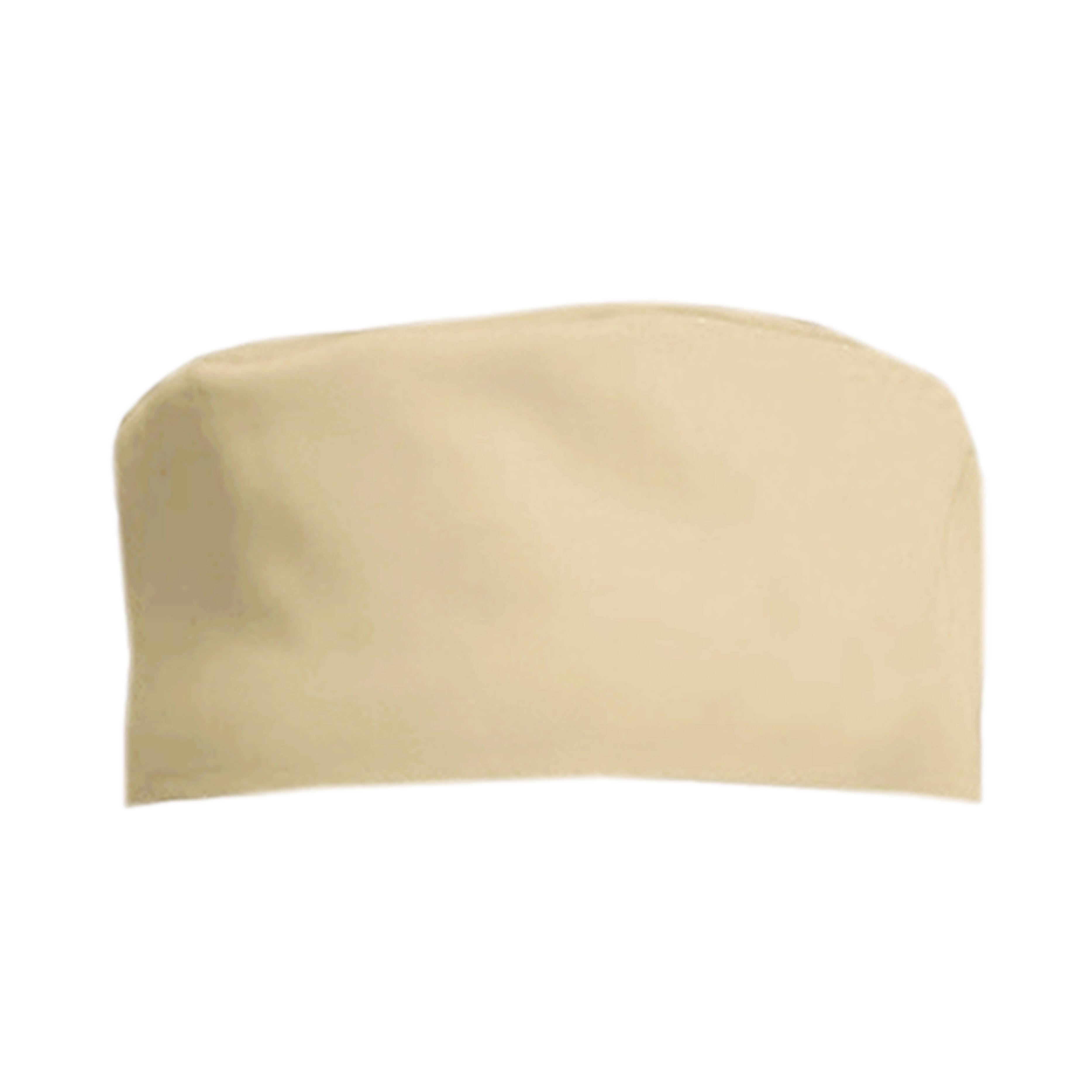 Cream chef skull cap plain printed or embroidered option