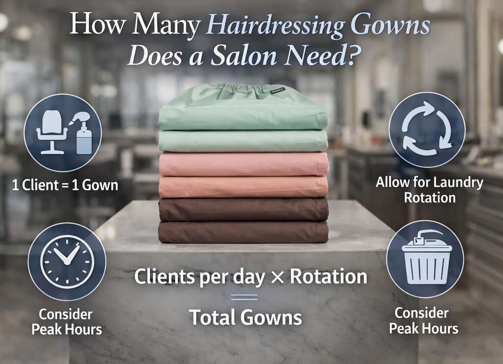 How Many Hairdressing Gowns Does a Salon Need?
