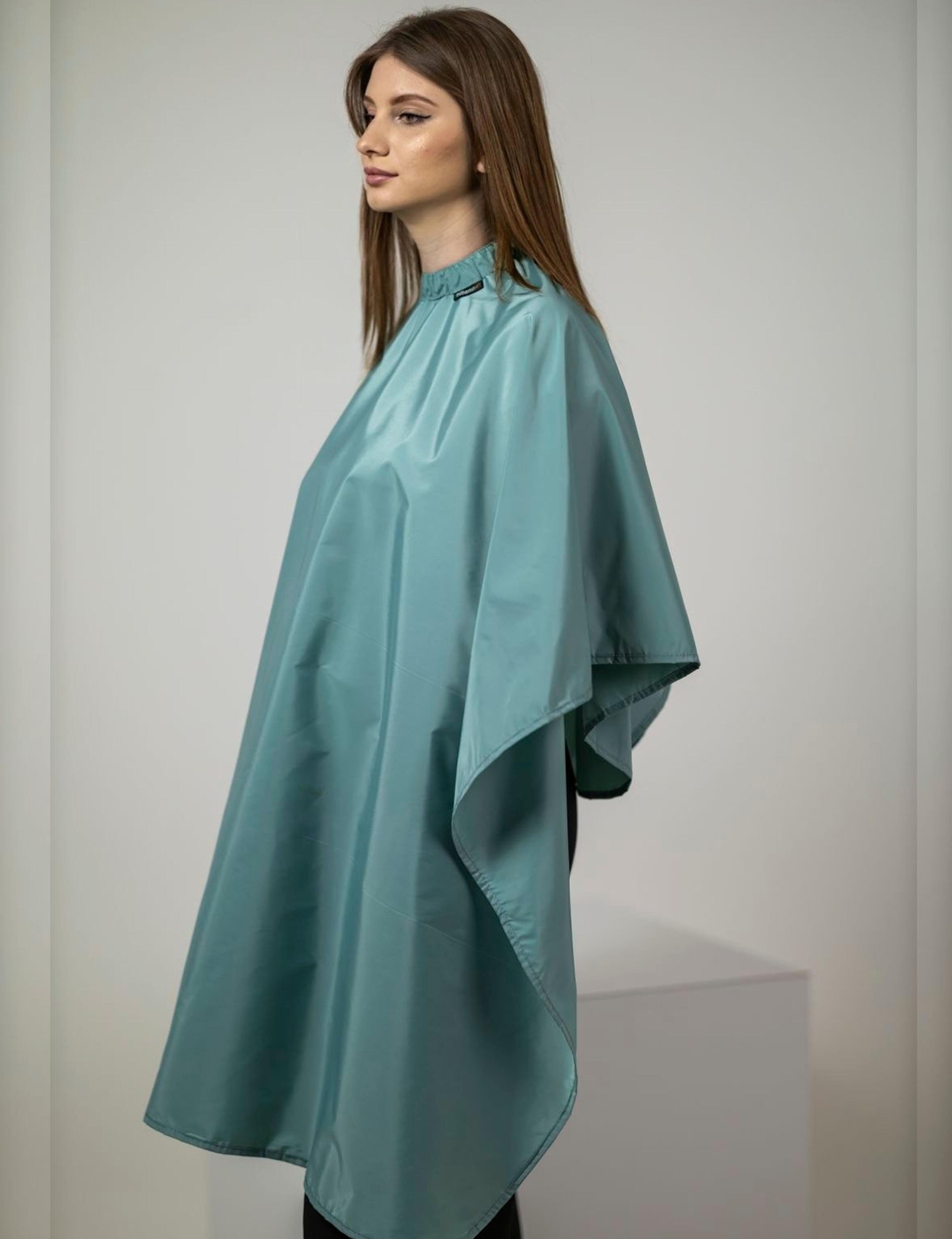 Professional Sage Salon Cape with Custom Print Option
