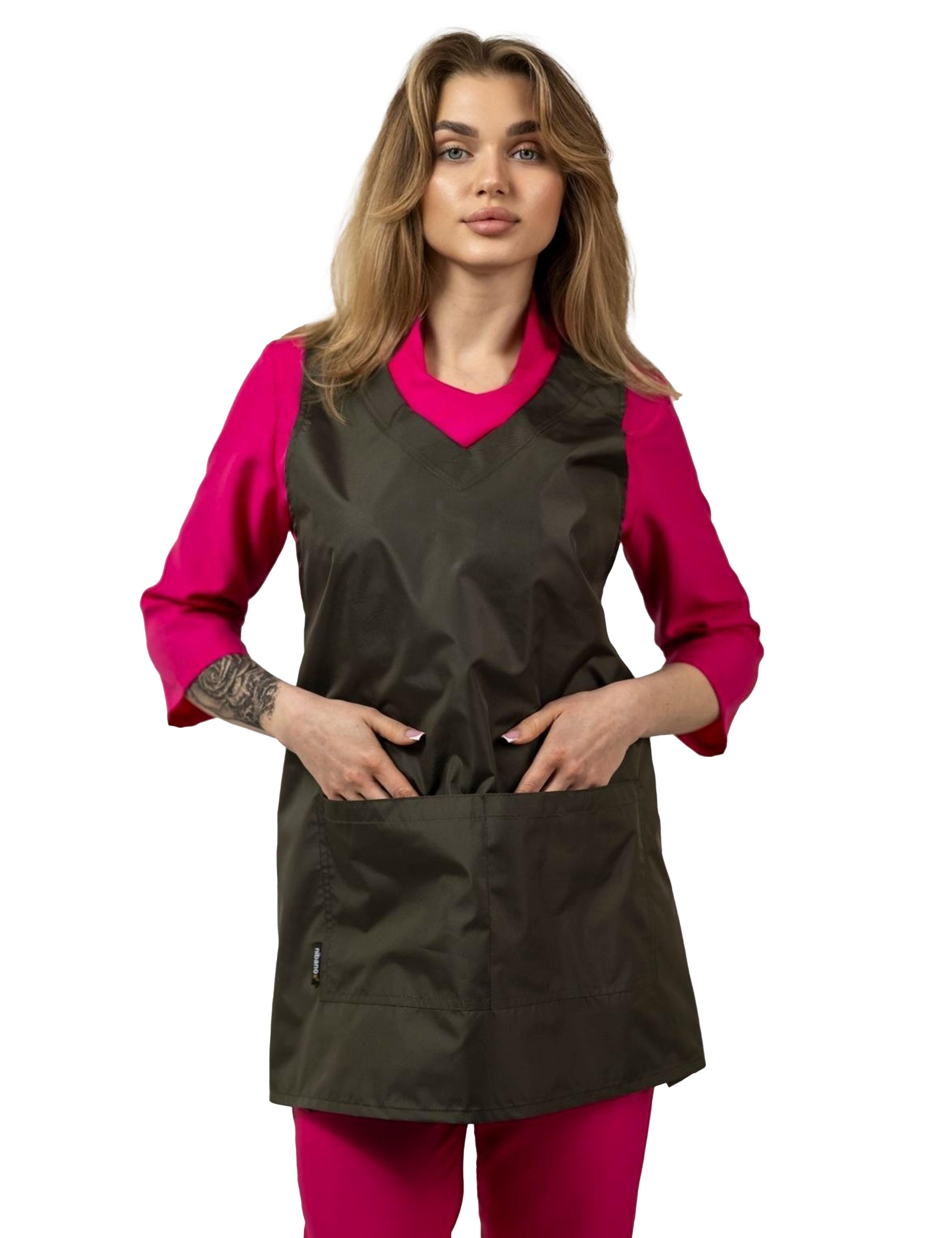 Waterproof apron vintage green wrap around