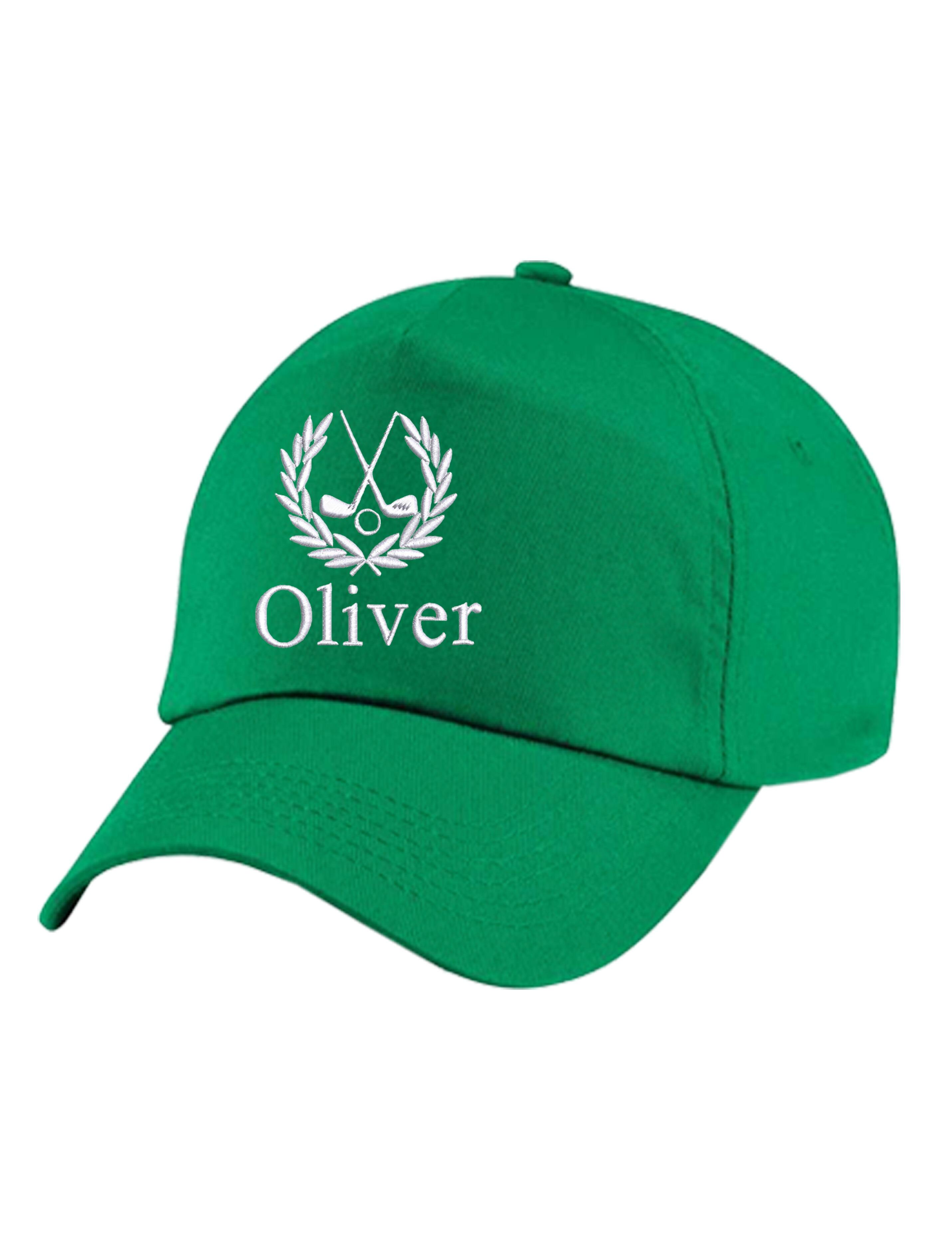 Personalised Embroidered Golf Kelly Green