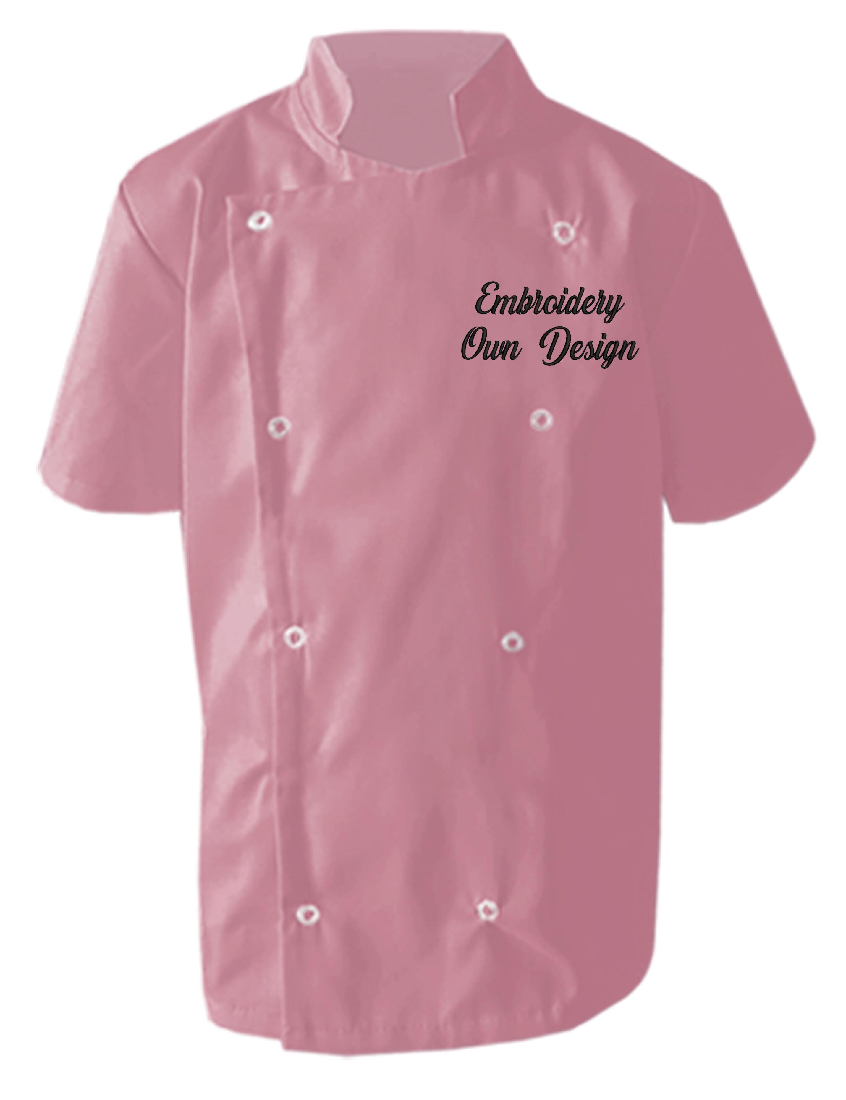 Personalised Kids Chef Jacket Rose gold with Embroidery