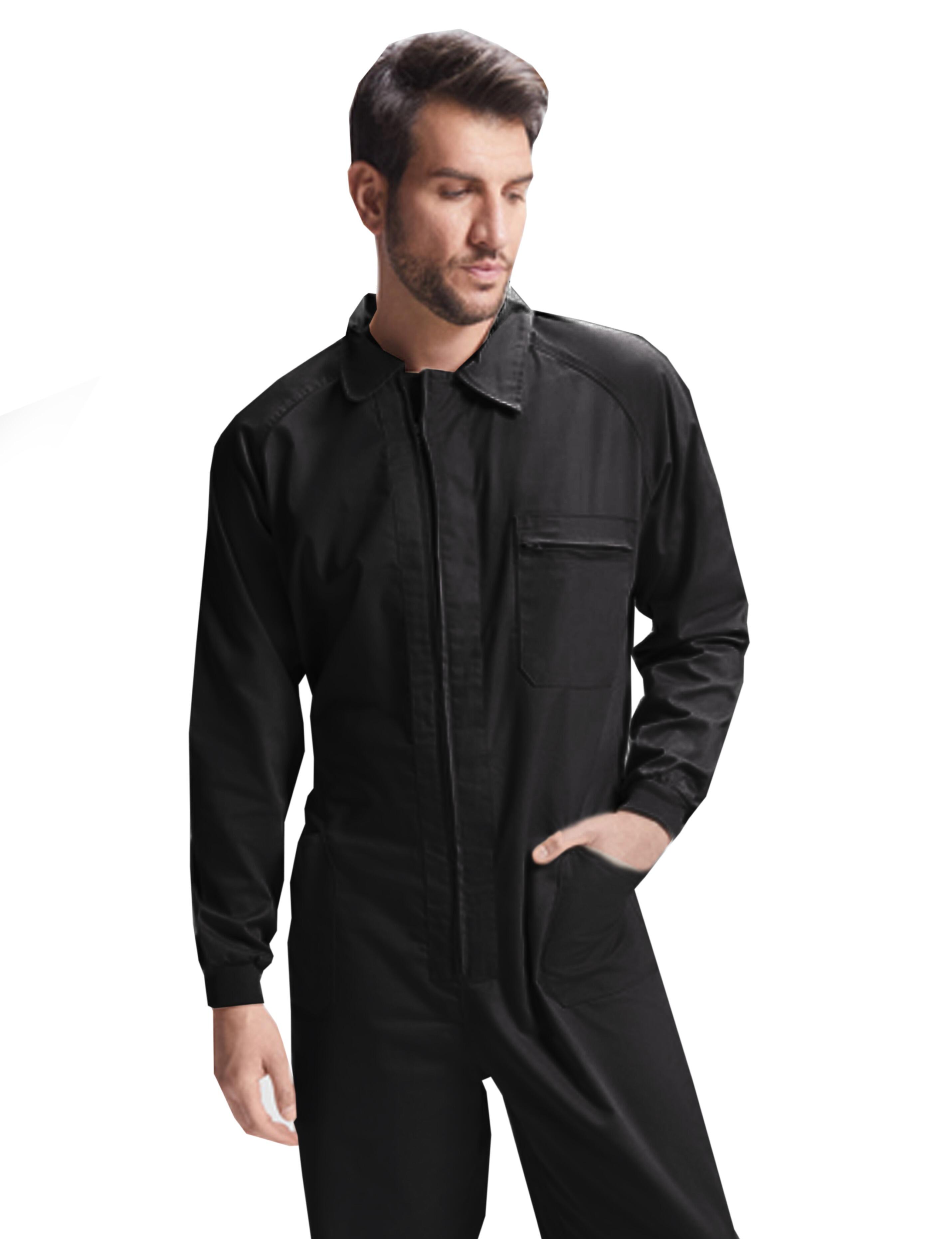Custom Work Overall Black with embroidery