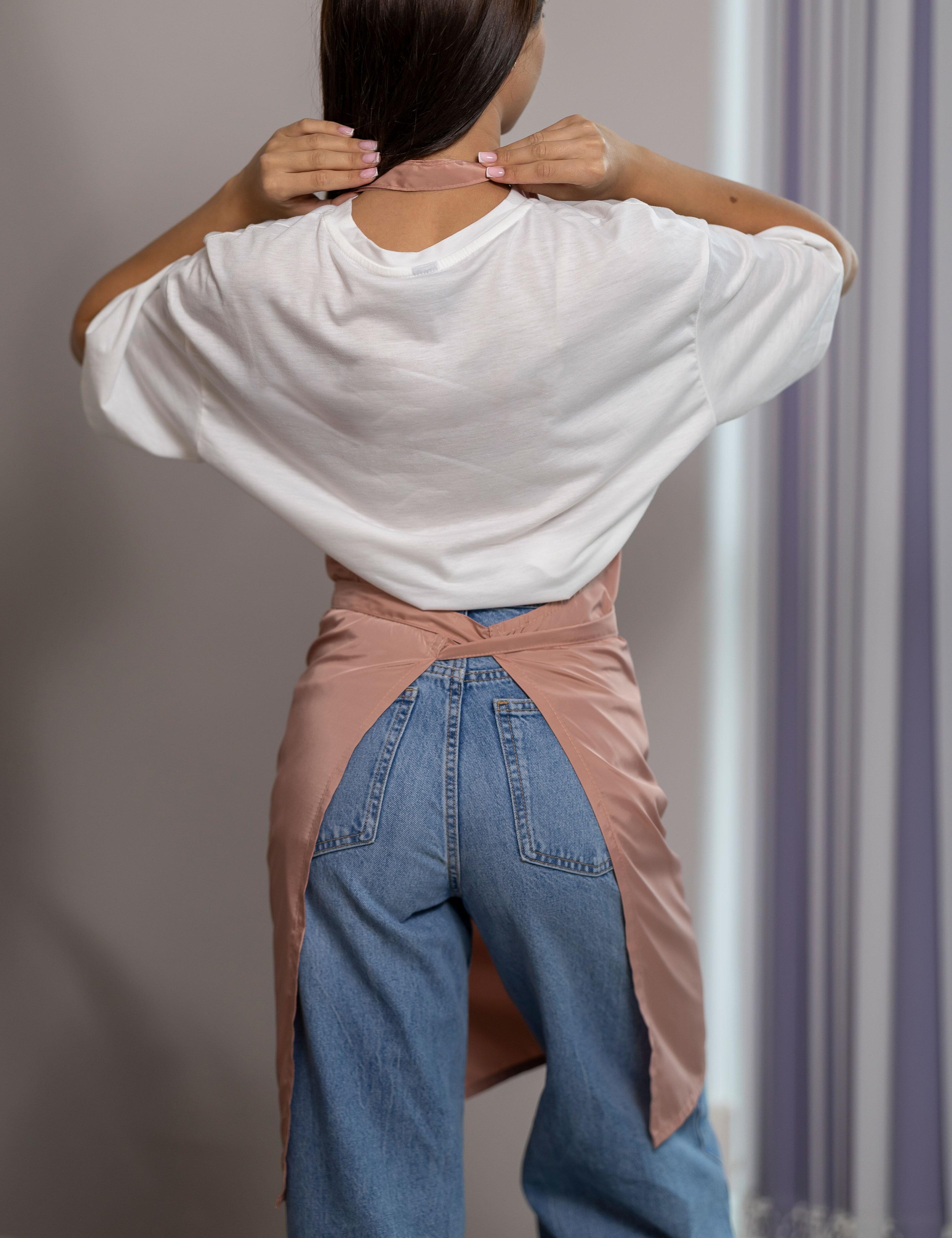 Hairdresser’s waterproof apron Powder
