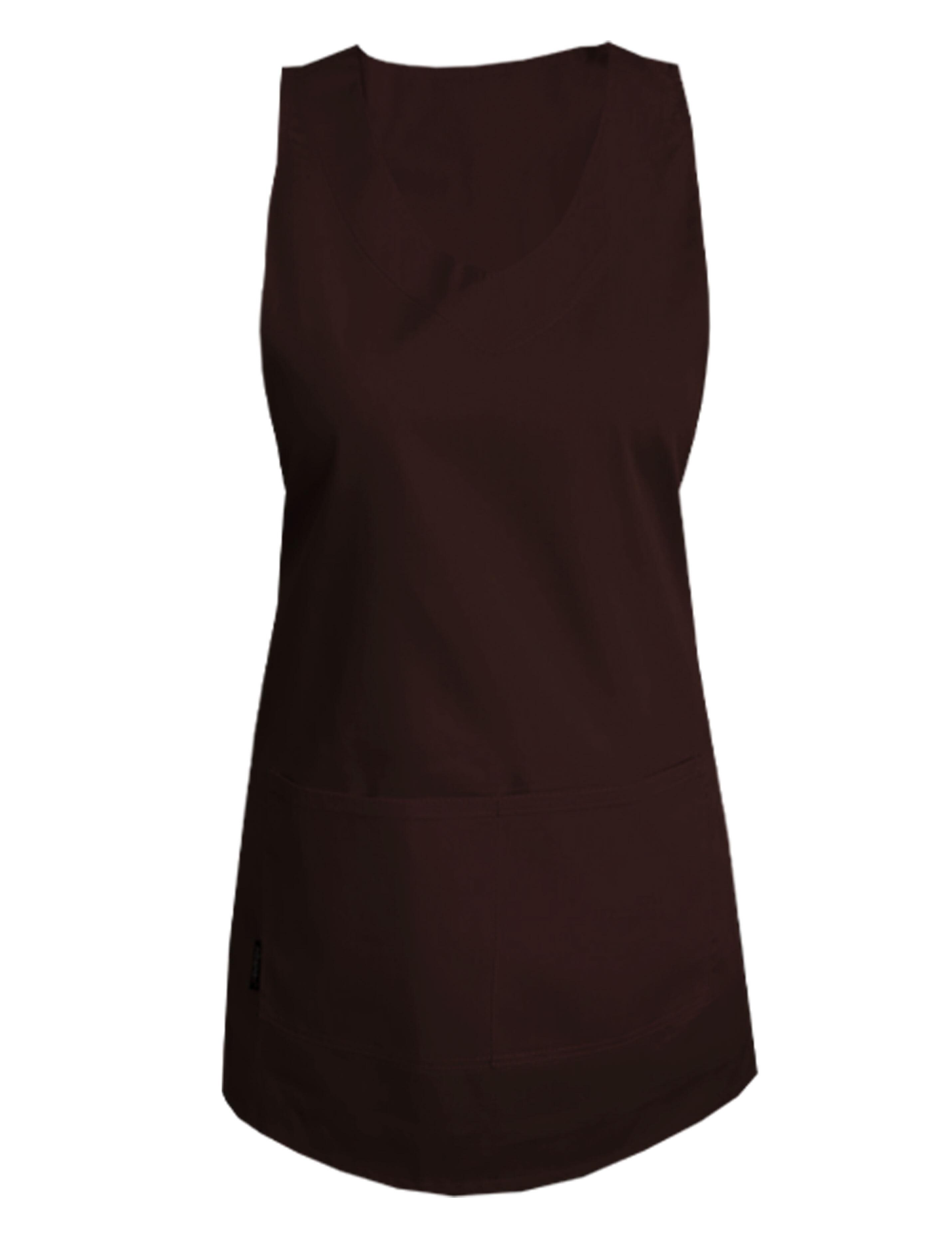 Professional chocolate waterproof wrap around apron for salons