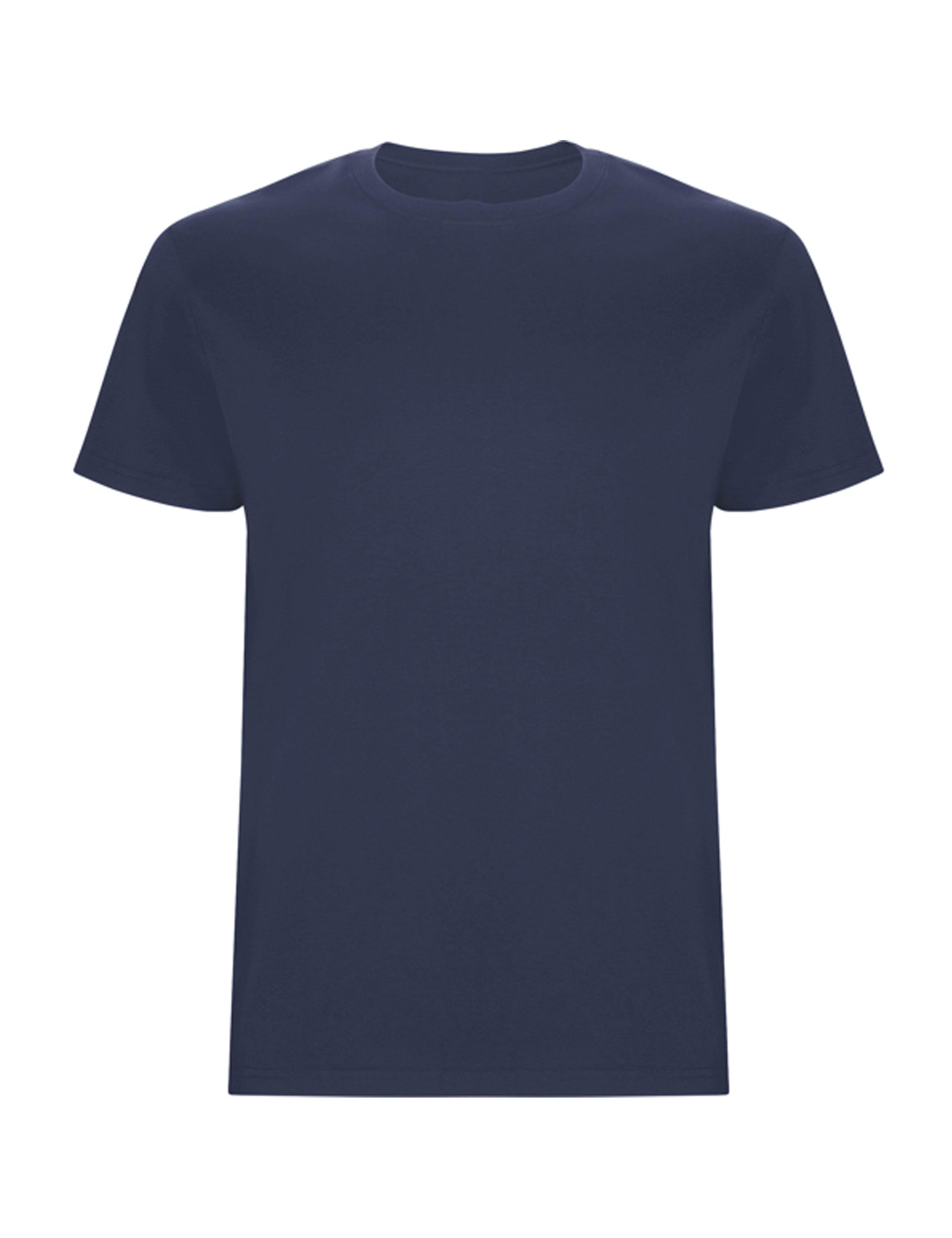 Men's Heavyweight Short Sleeve Denim Blue T-shirt
