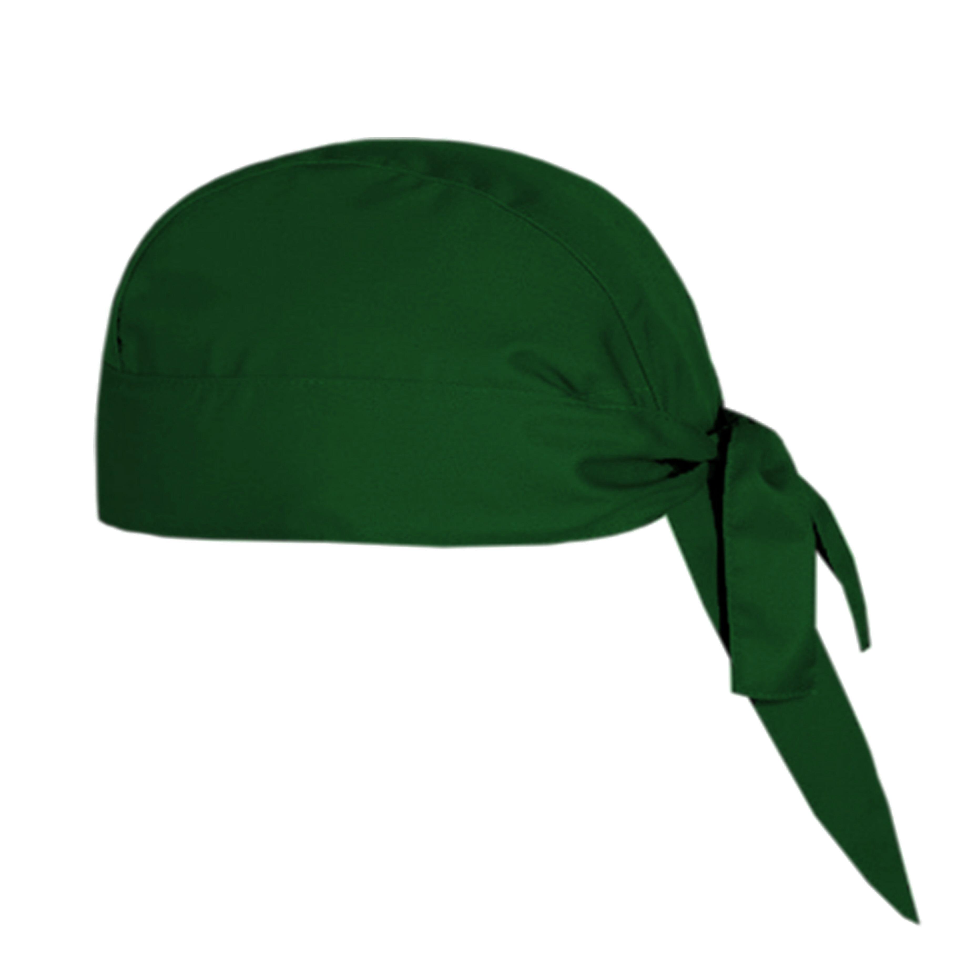 Bottle Green professional chef bandana for kitchen work
