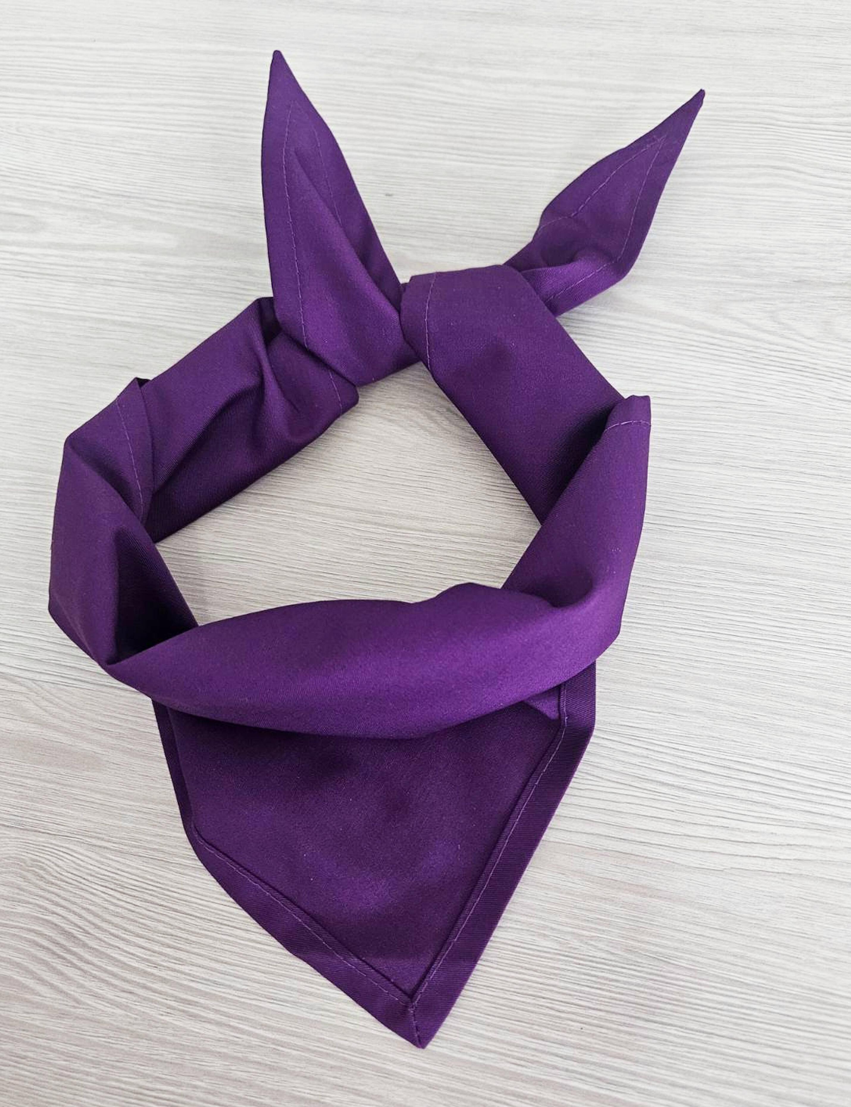 Professional chef neckerchief Purple for restaurant kitchens