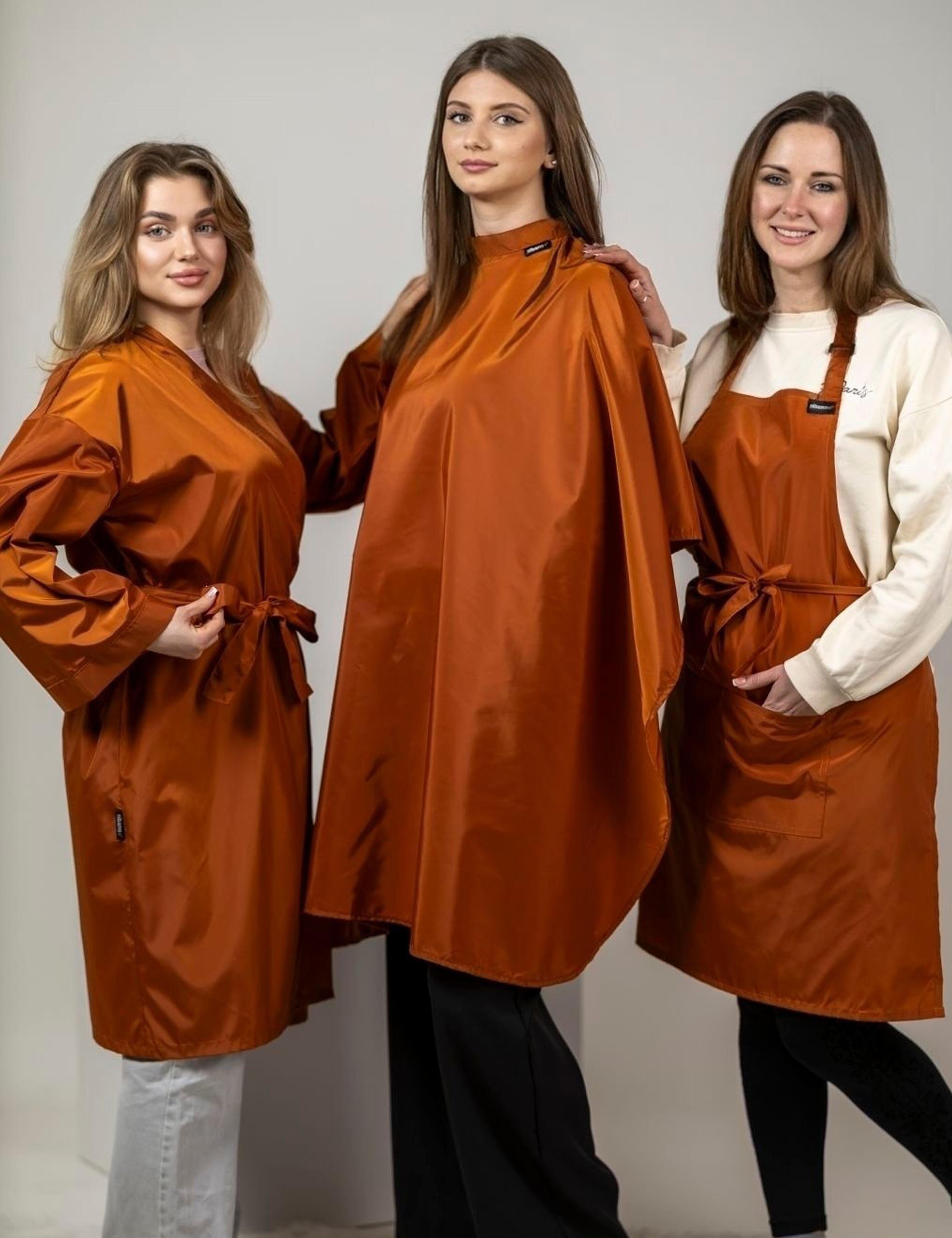 Ginger biscuit professional hairdressing salon gown stylish and durable