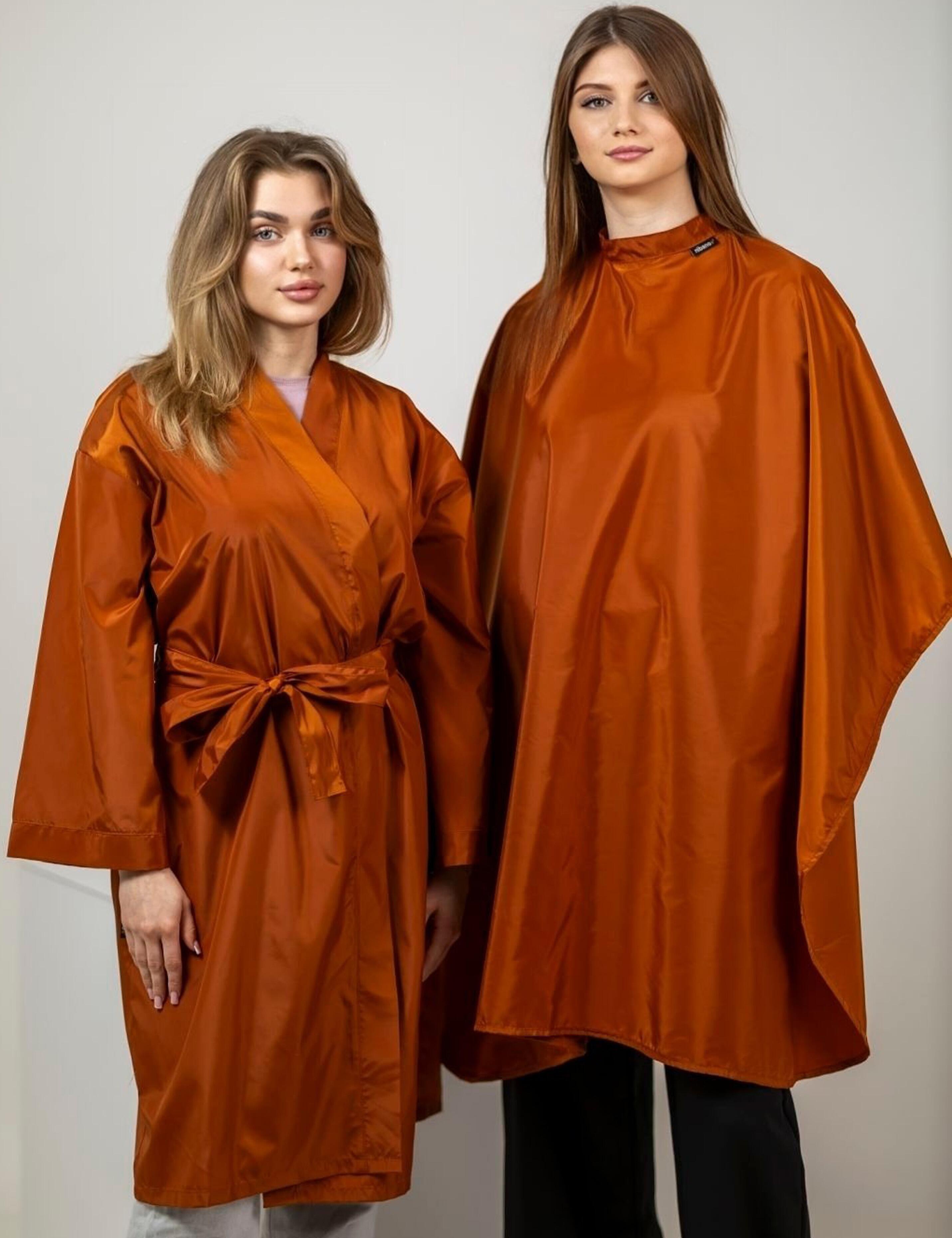 Plain Printed or Embroidered Ginger Biscuit Salon Kimono